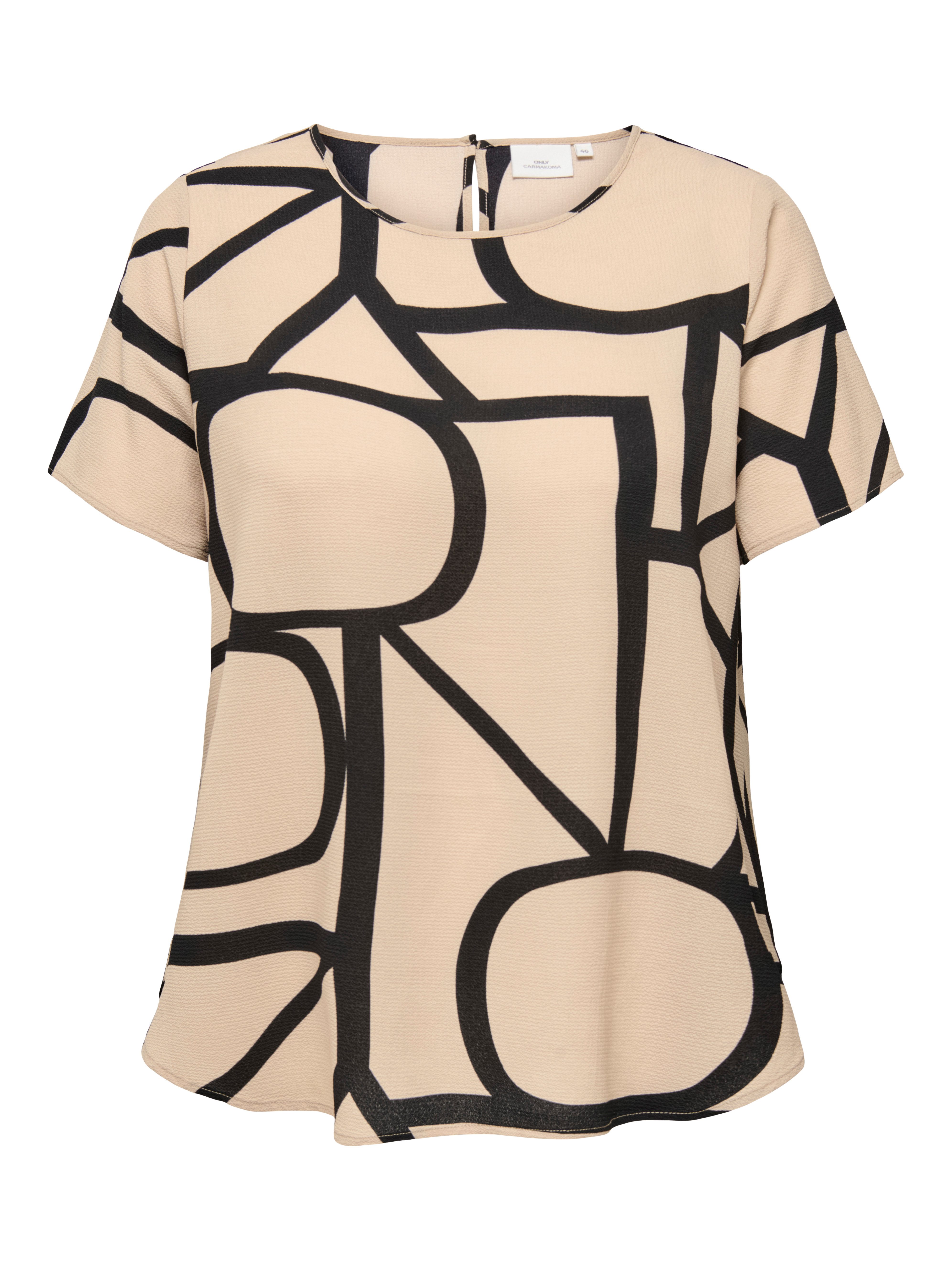 ONLY CARMAKOMA Shirtblouse CARVICA SS TOP WVN NOOS