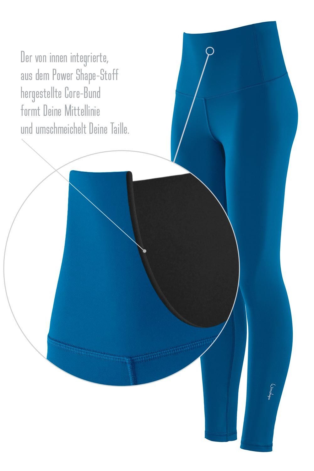 Winshape Legging Functional Comfort HWL117C met v-vorm applicatie en core-band