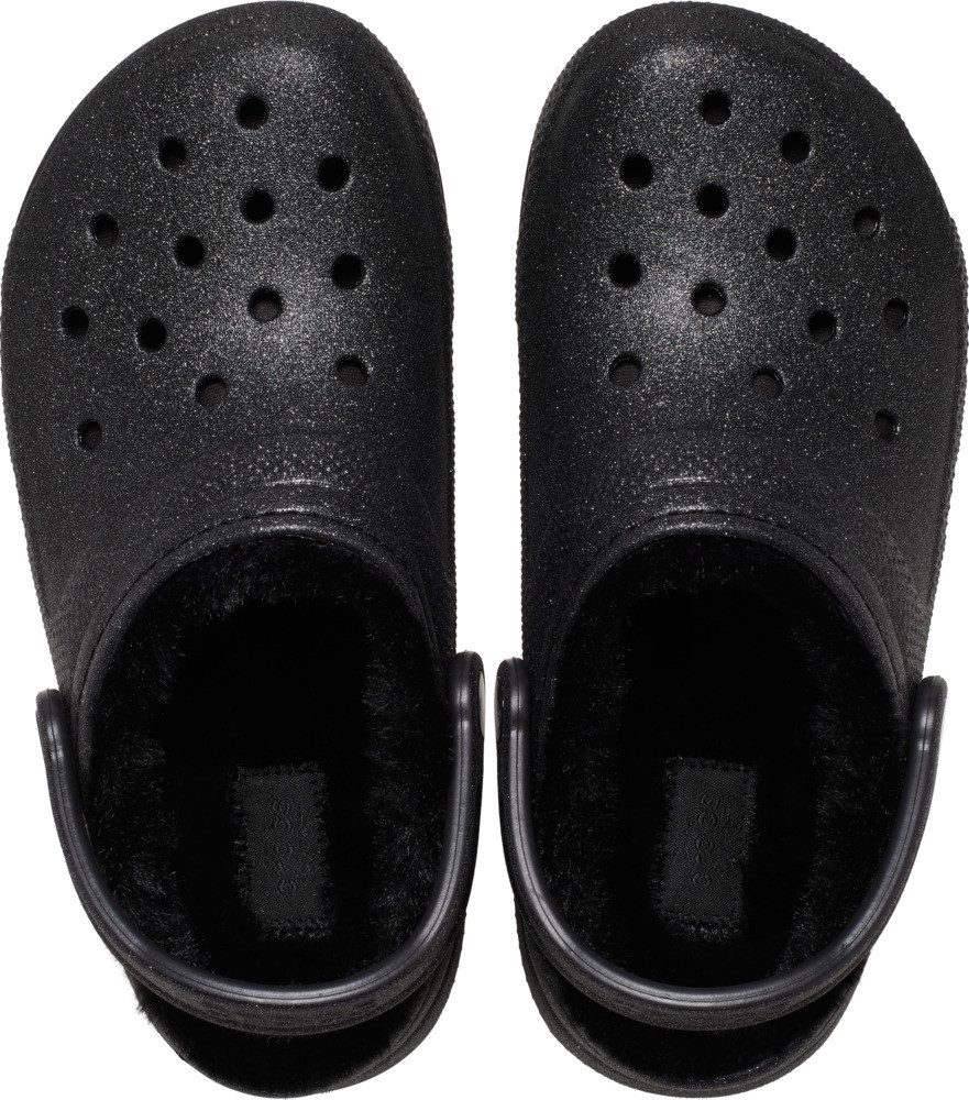 Crocs Clogs Classic Fuzz Lined Glitter