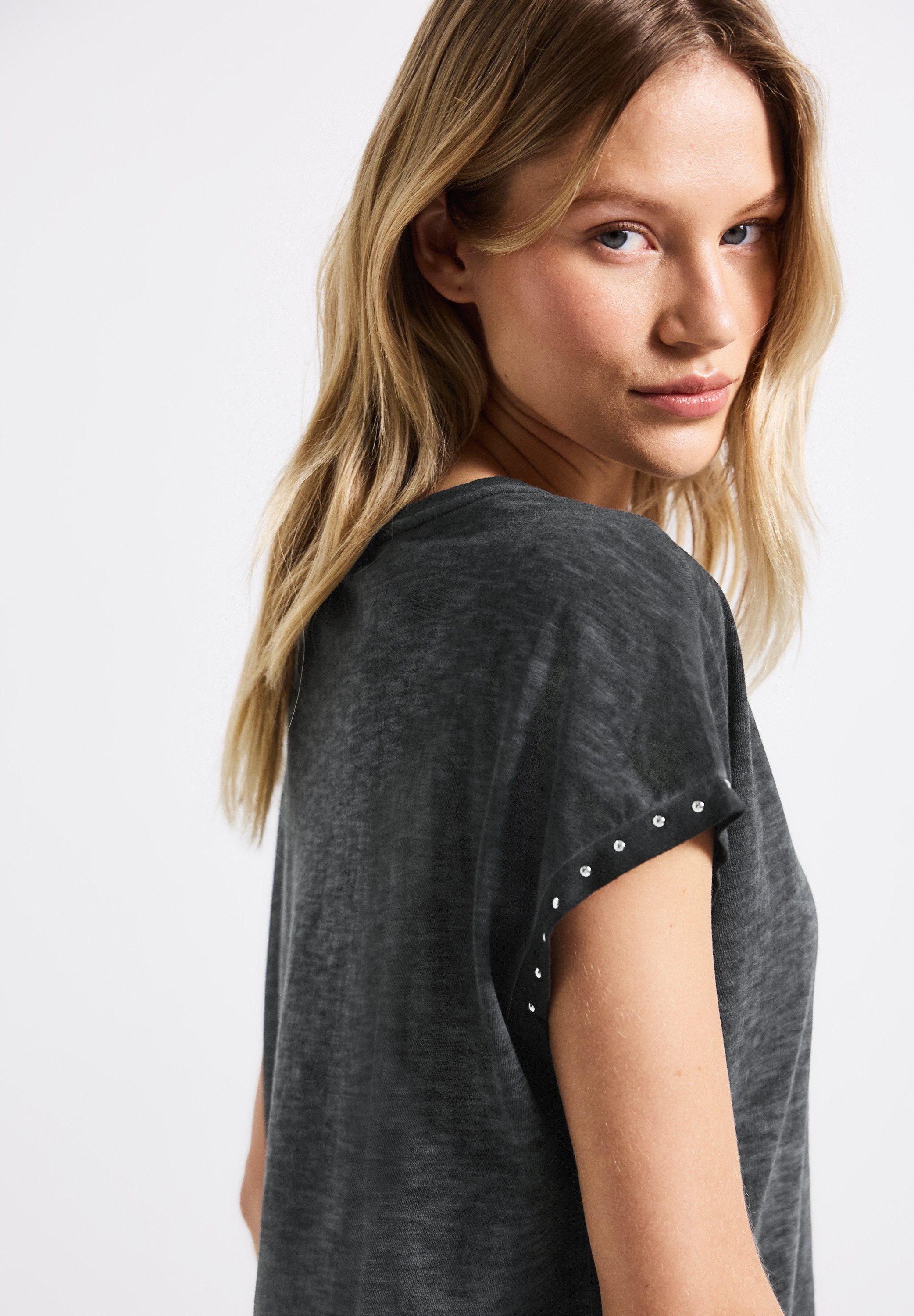 STREET ONE Shirttop met studsdetails