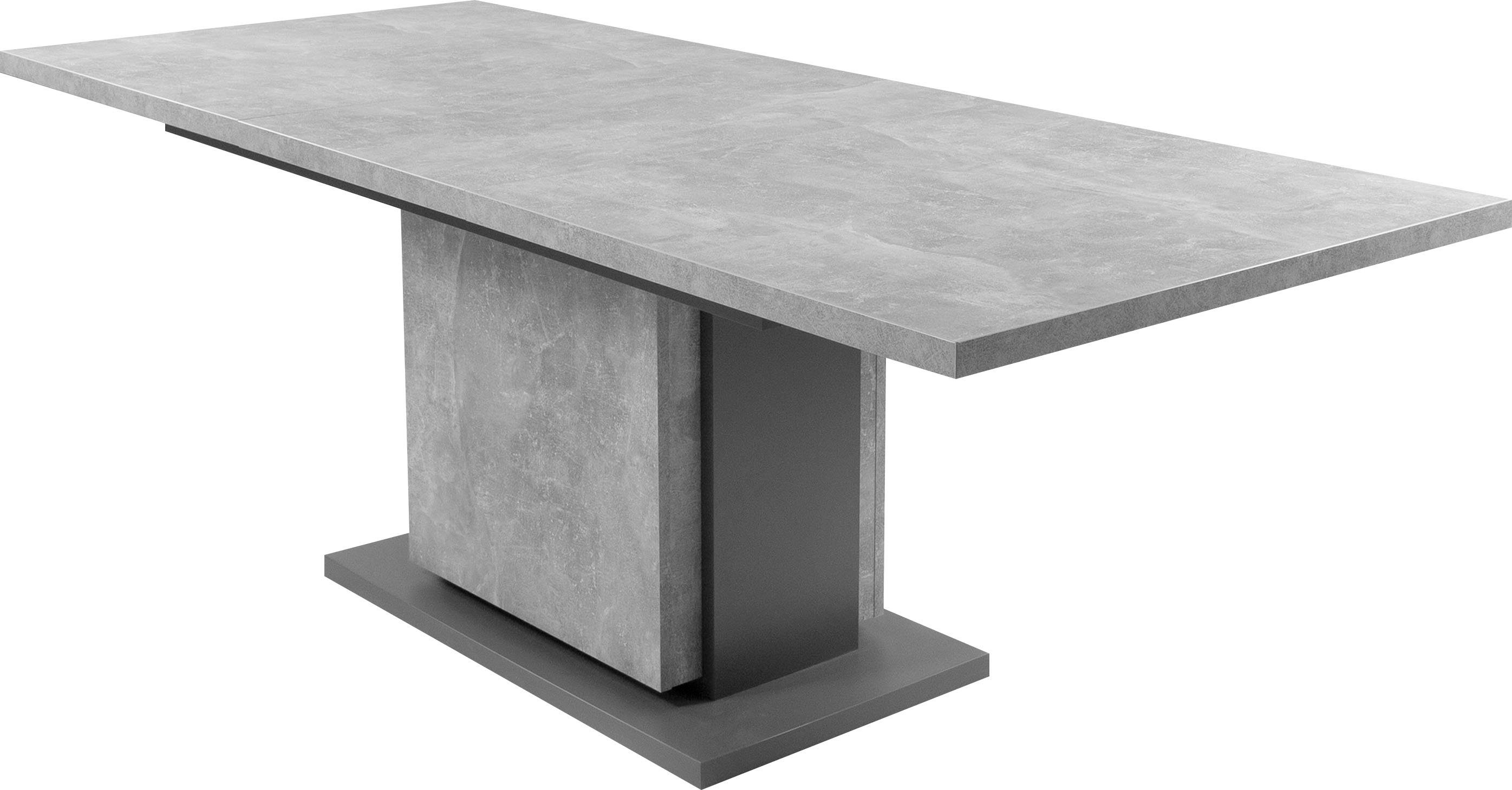 byLIVING Eettafel met uittrekfunctie, in 2 breedten 140-190 cm of 160-215 cm