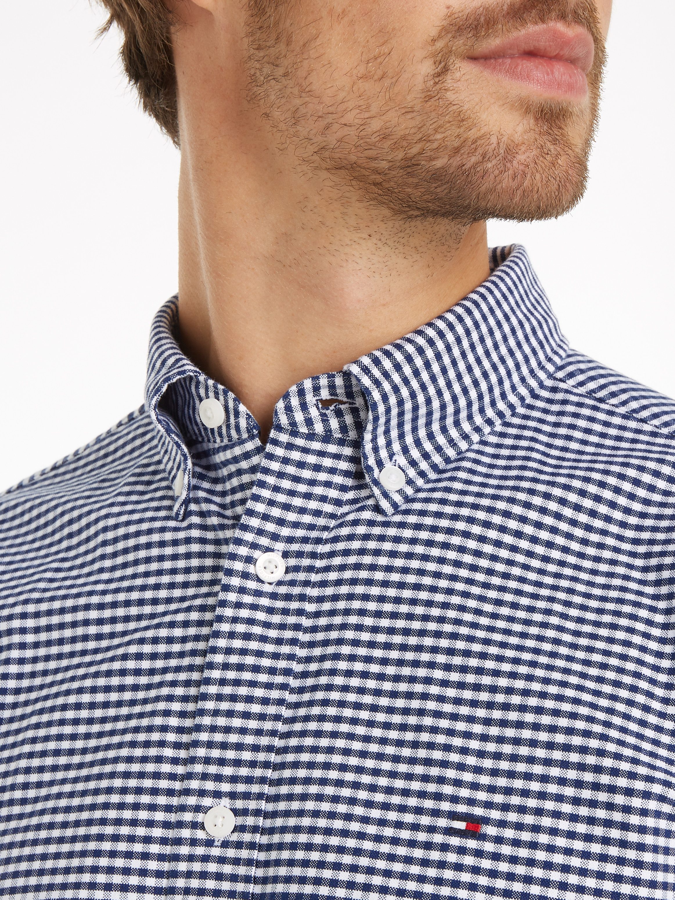 Tommy Hilfiger Overhemd met lange mouwen HERITAGE OXFORD GINGHAM RF SHIRT