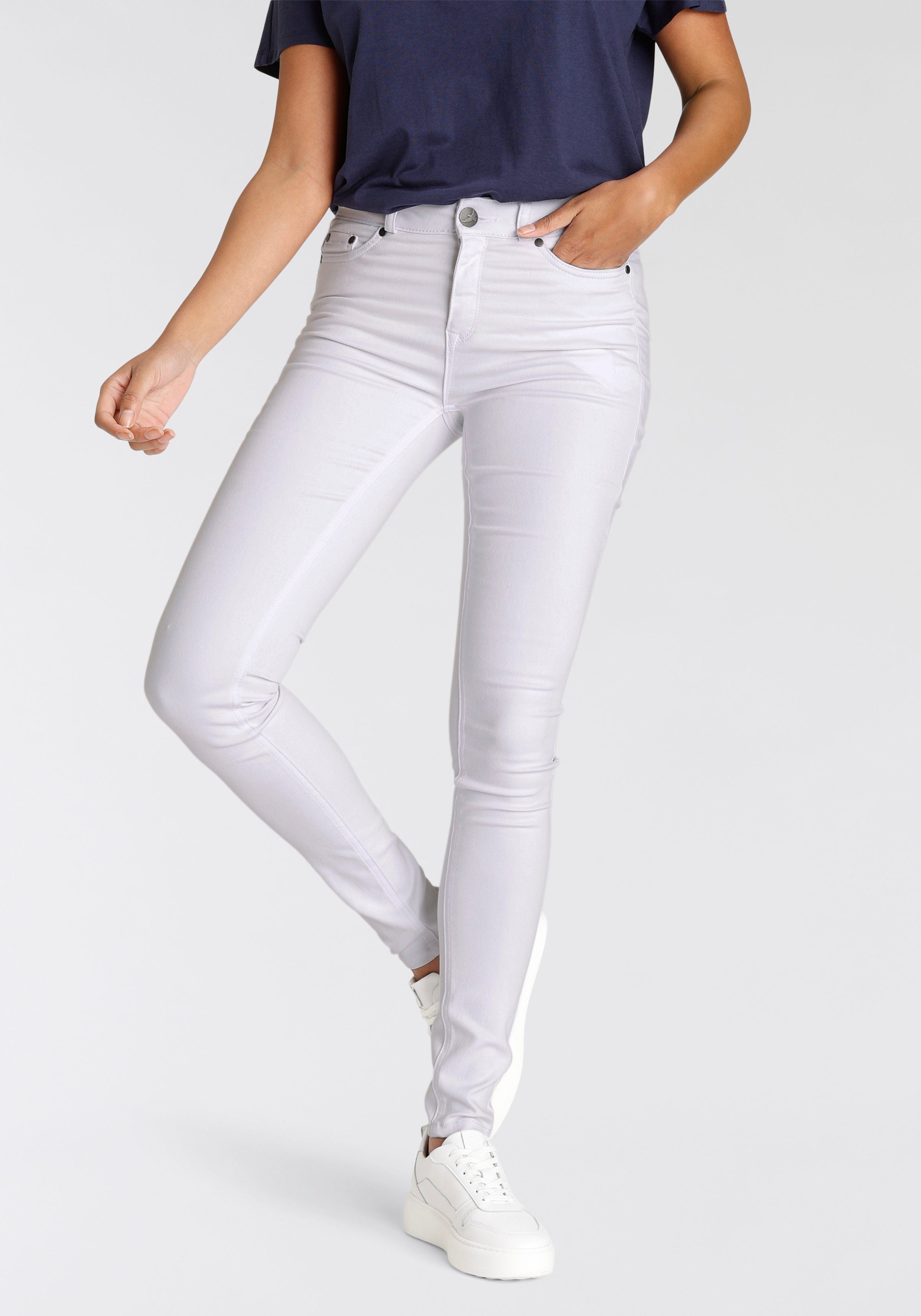 Arizona Skinny fit jeans Ultra Soft hoge taille, lang, van katoen, polyester en elastaan