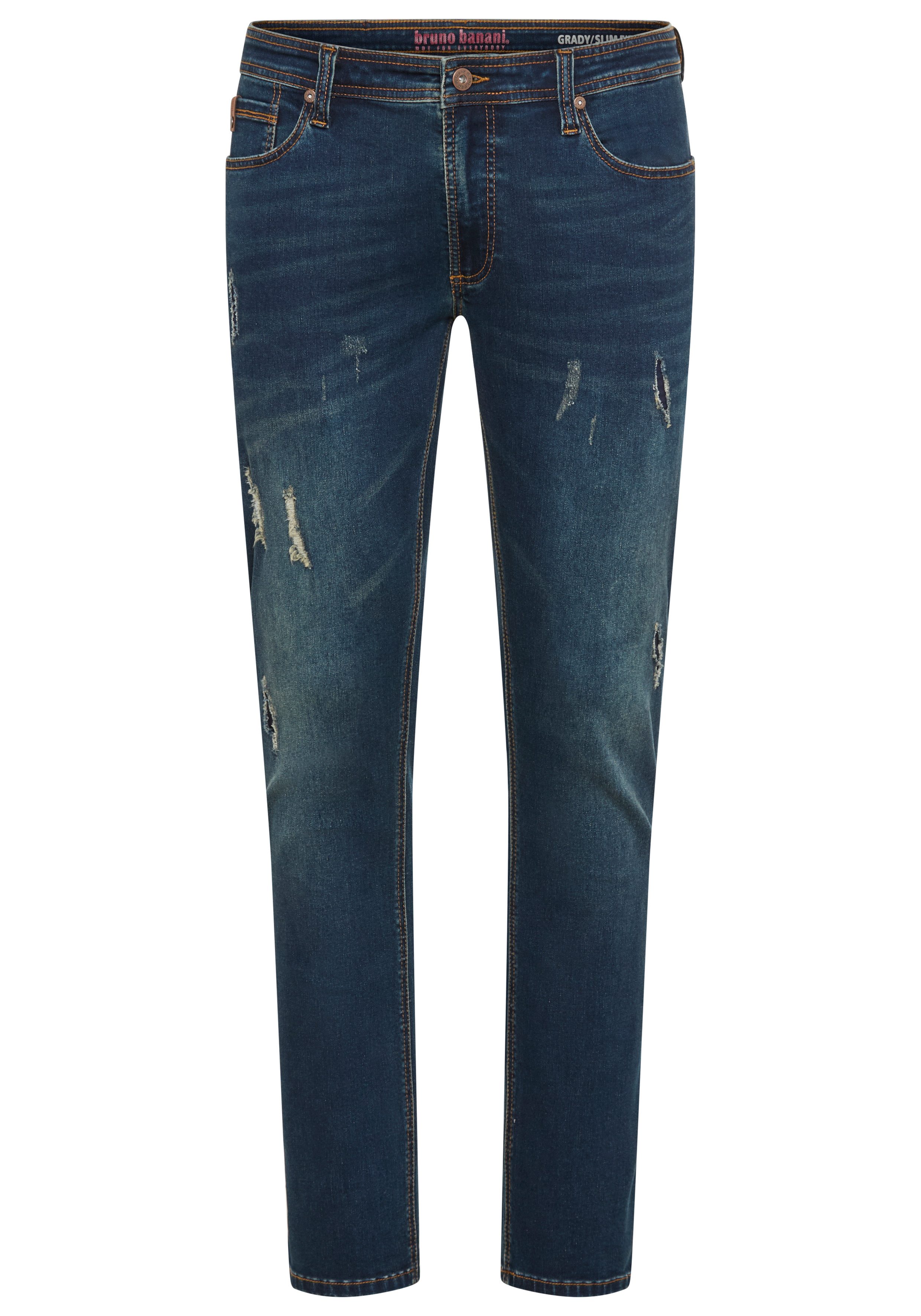 Bruno Banani Slim fit jeans Grady smalle pasvorm, lage taillehoogte, met steekzakken