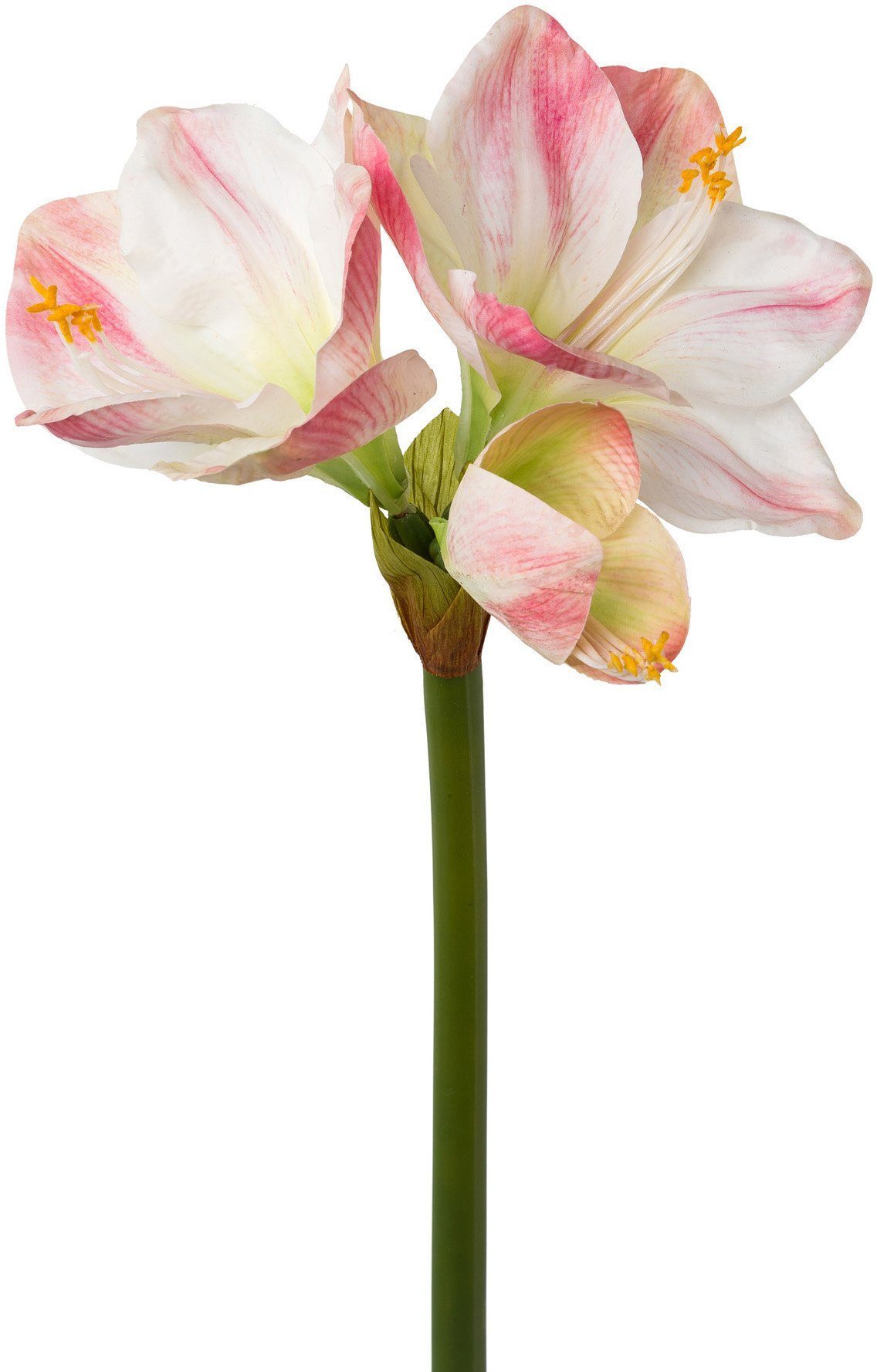 Creativ green Winterse kunstplant Kerst versiering Real-Touch-bloemen, 3-delige set (3 stuks)