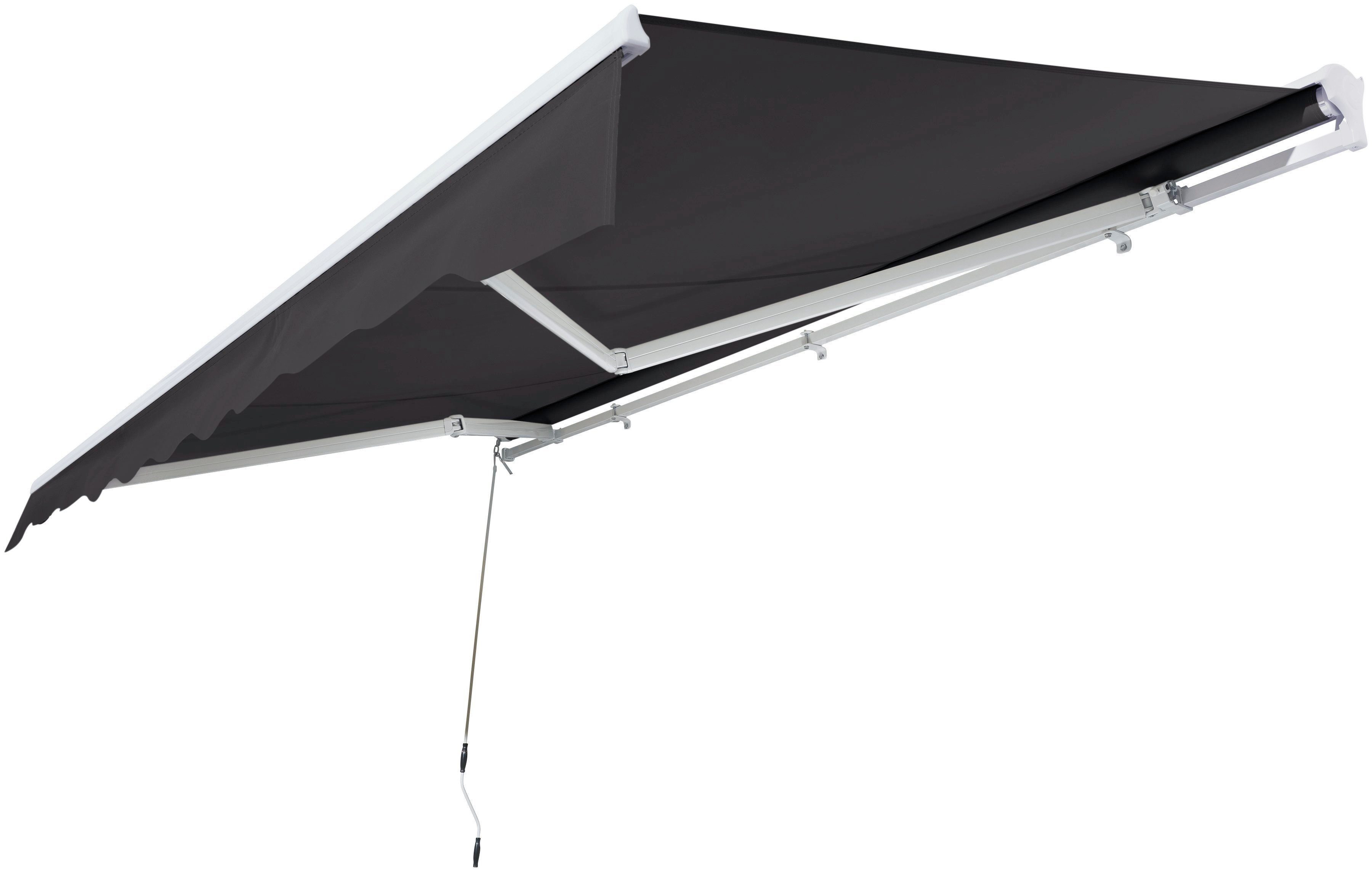 KONIFERA Zonnescherm met semi-cassette Breedte: 350 cm, uitval: 250 cm