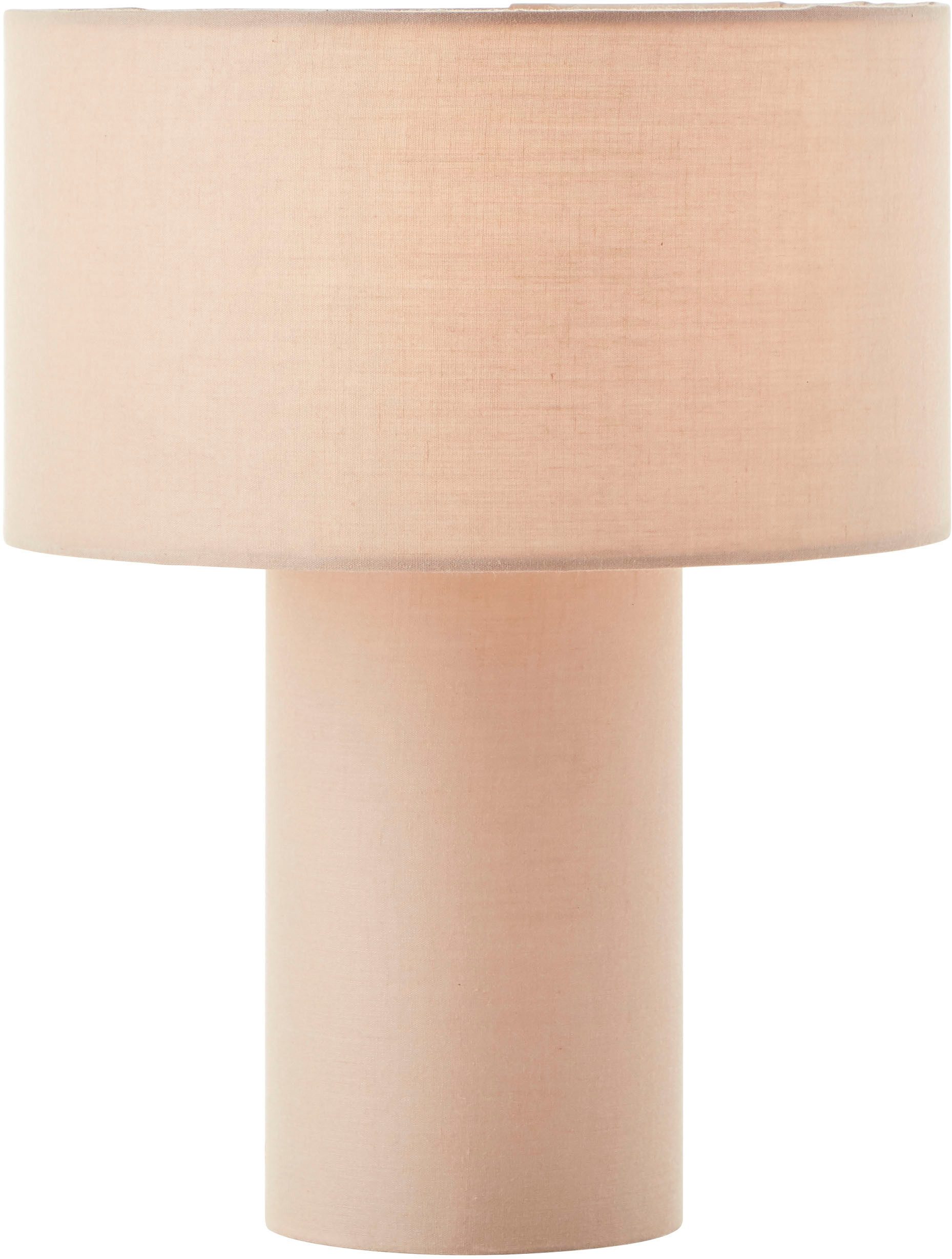 Lüttenhütt Tafellamp Alrik - lamp met stoffen kap Hoogte 30 cm, Ø 23 cm, E14, textiel, kinderkamer, kinderlamp (1 stuk)