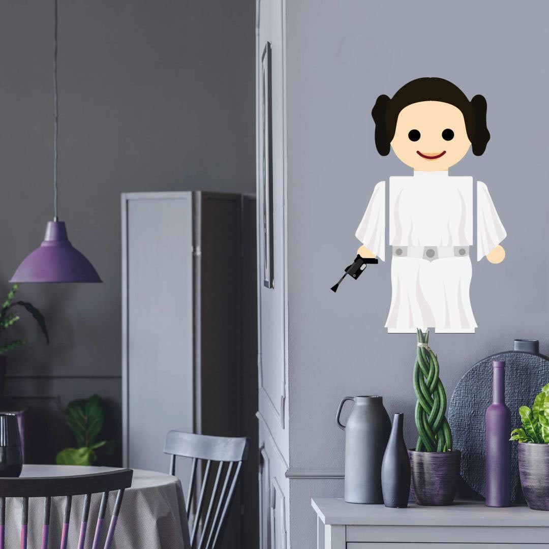 Wall-Art wandfolie Spielfigur Prinzessin Leia (1 stuk)