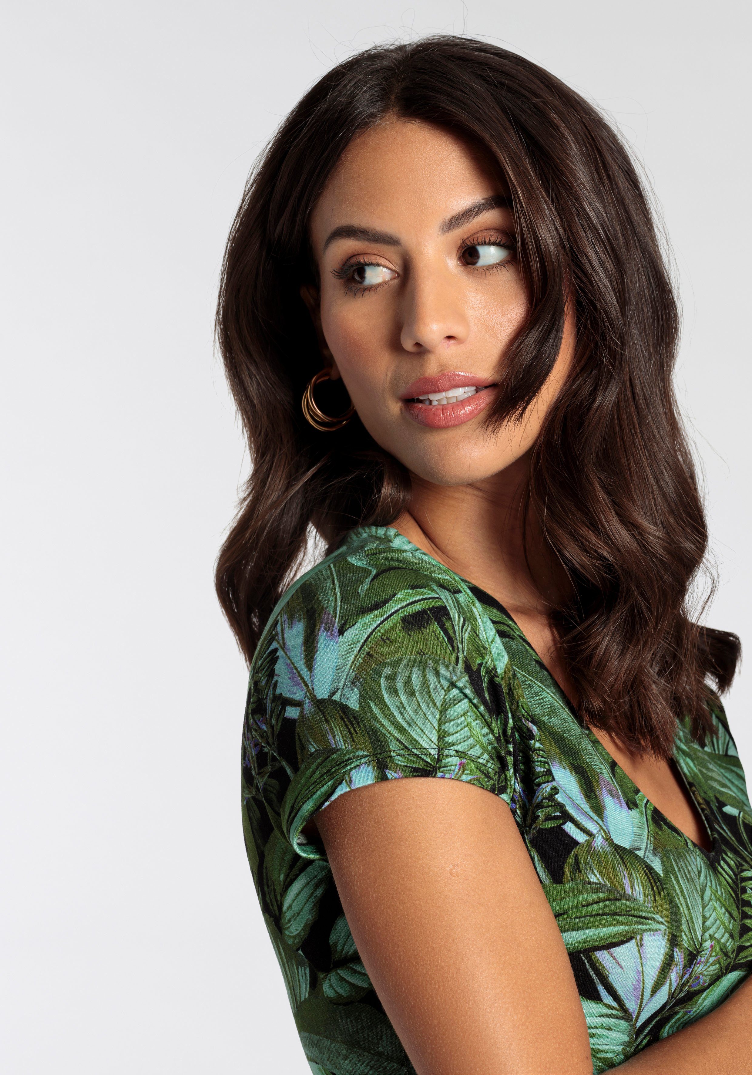 Melrose Jerseyjurk met modieuze all-over print - nieuwe collectie