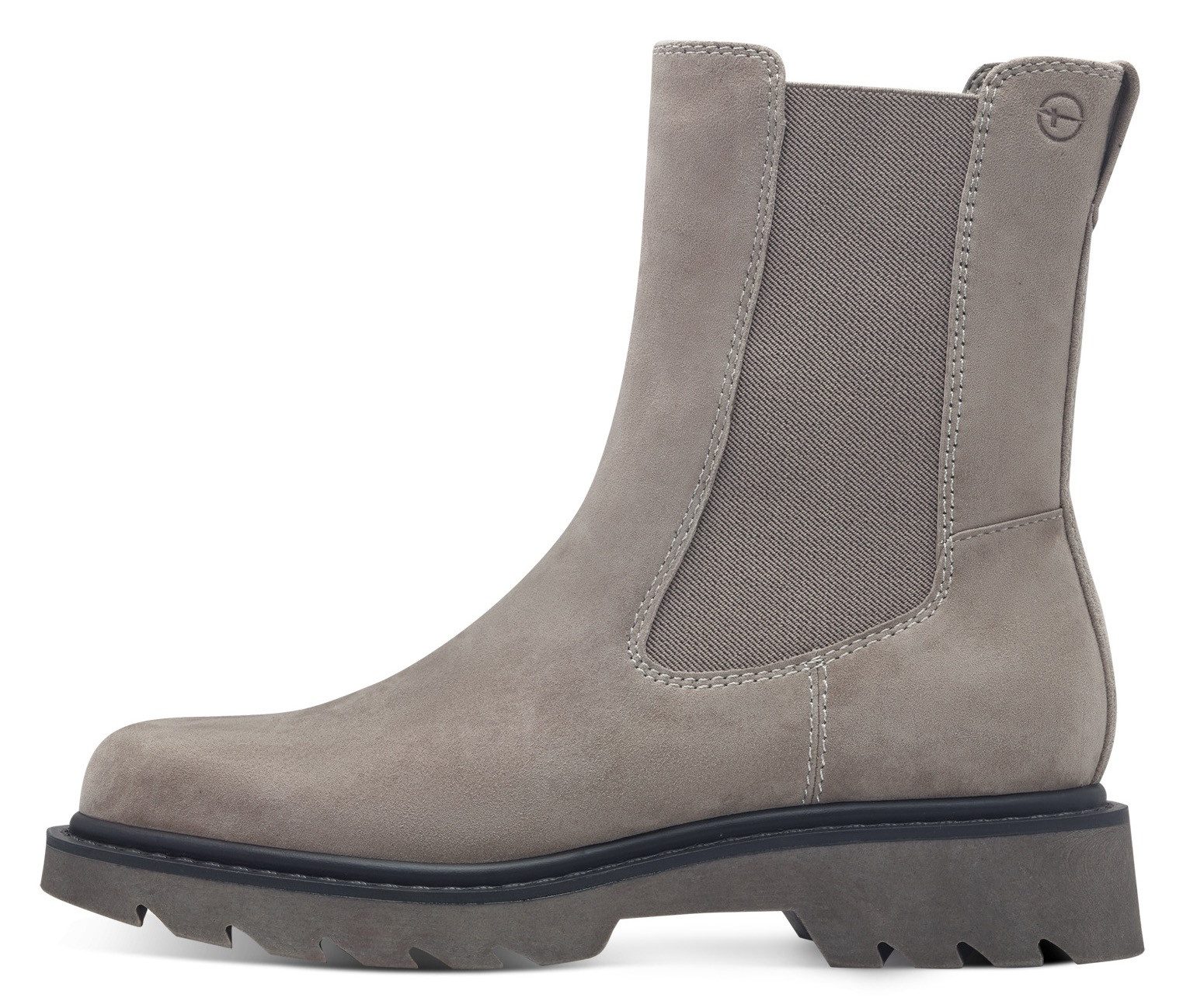 Tamaris Chelsea-boots hakken, enkellaars, zakelijke schoen met subtiele decoratieve naden