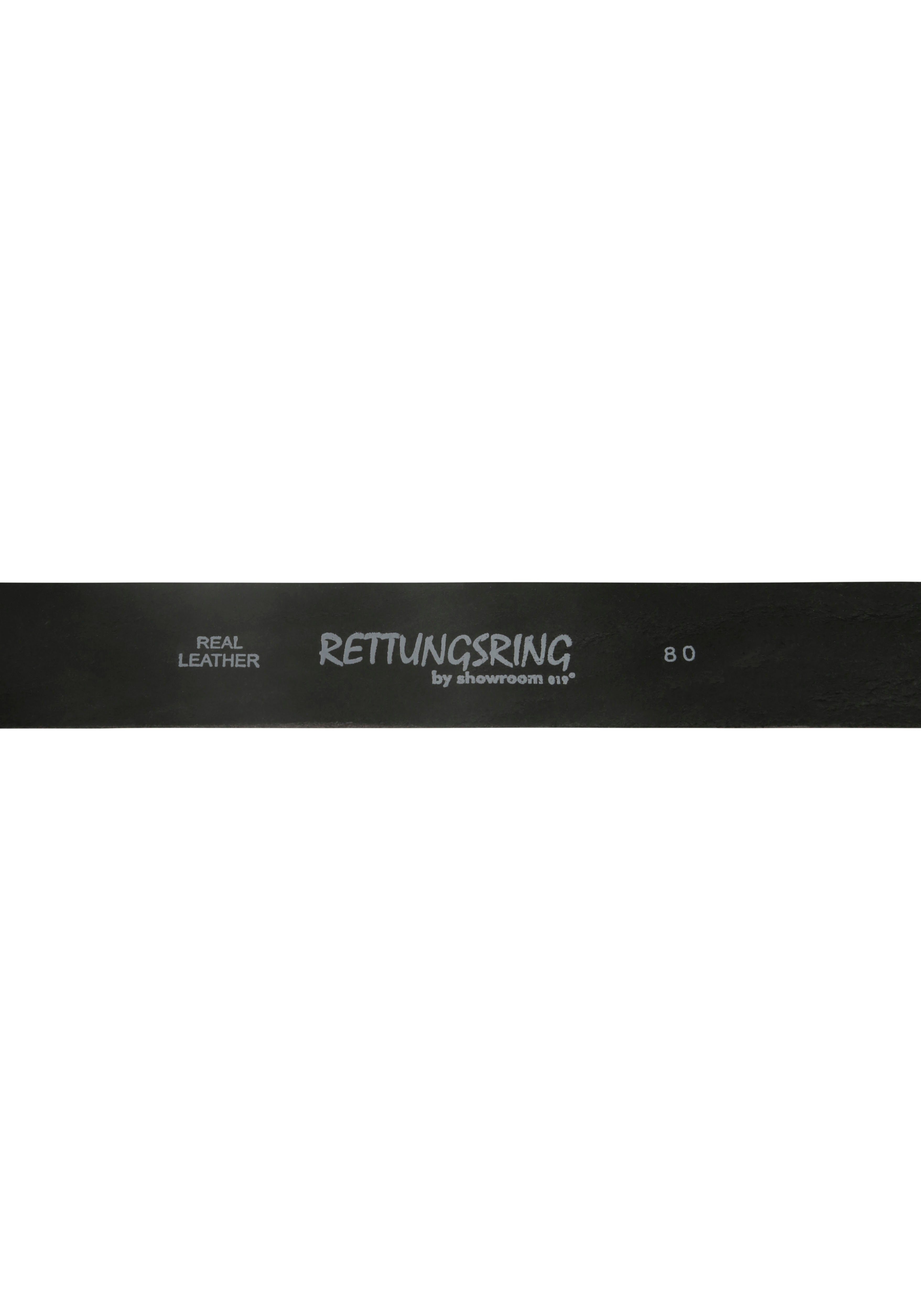 RETTUNGSRING by showroom 019° Leren riem met verwisselbare sluiting "pad swarovski"