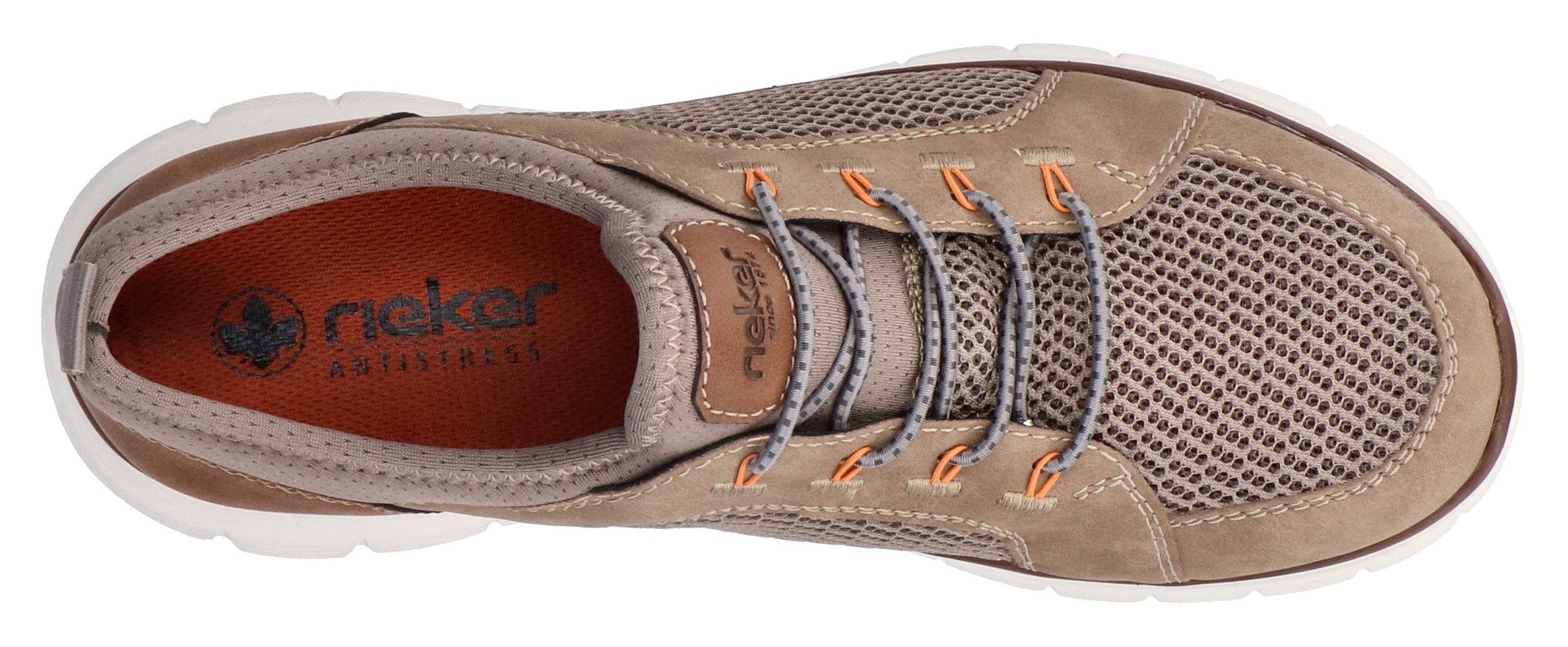 Rieker Slip-on sneakers , instapschoen, slipper, vrijetijdsschoen, elastische band en lichte zool