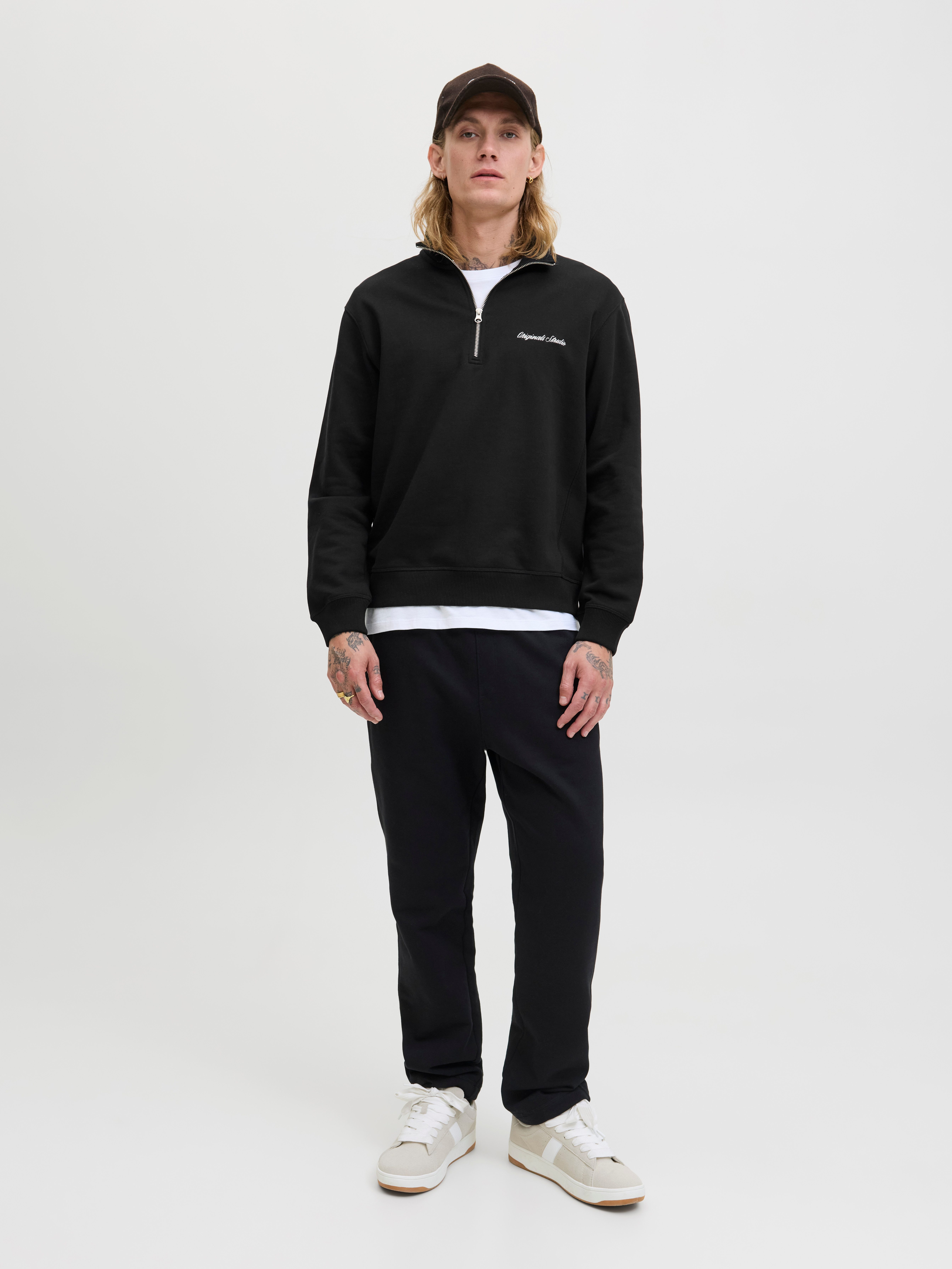 Jack & Jones Sweatshirt JORNORREBRO EMB SWEAT HIGH NECK SN