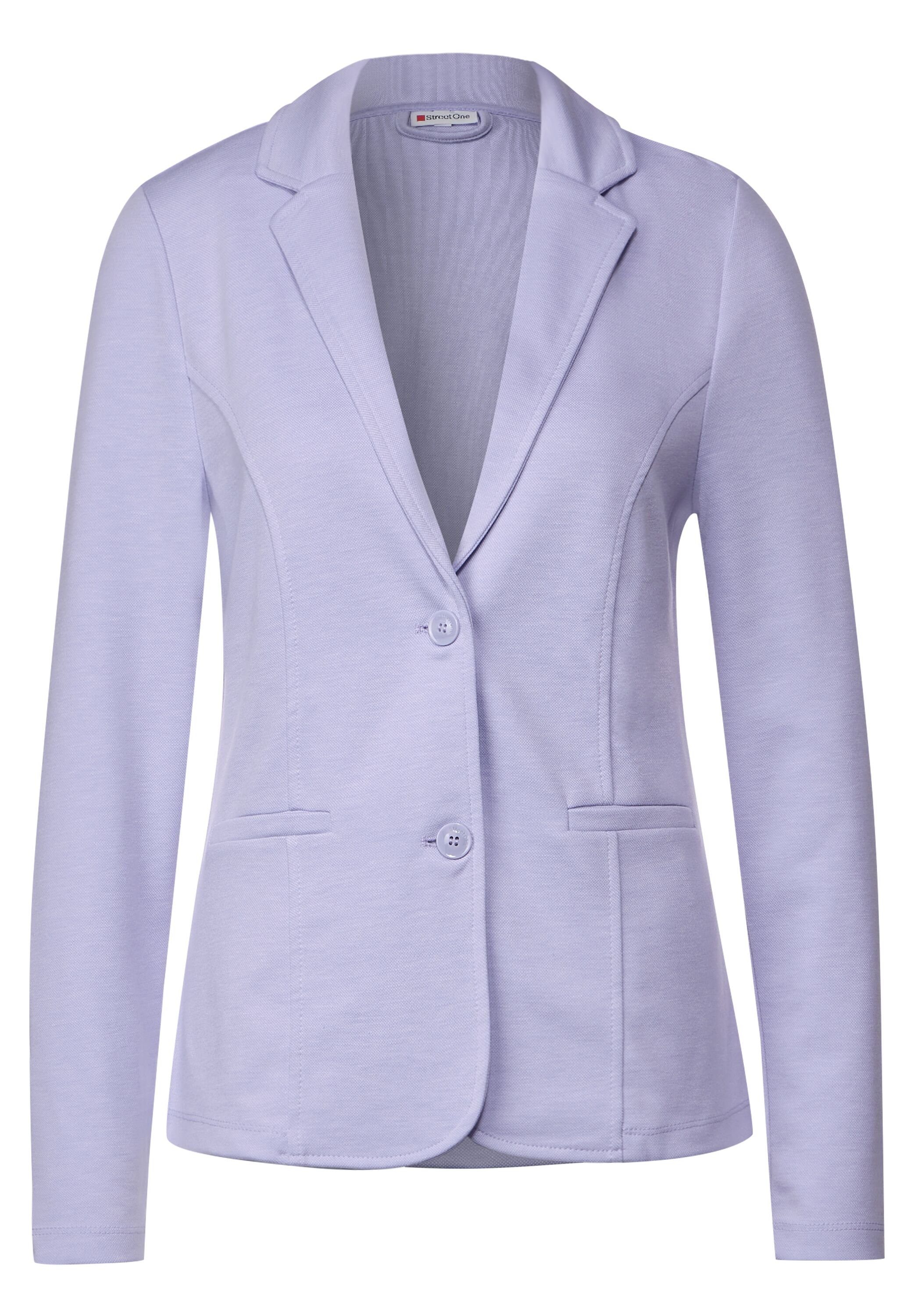 STREET ONE Korte blazer in gemêleerde look