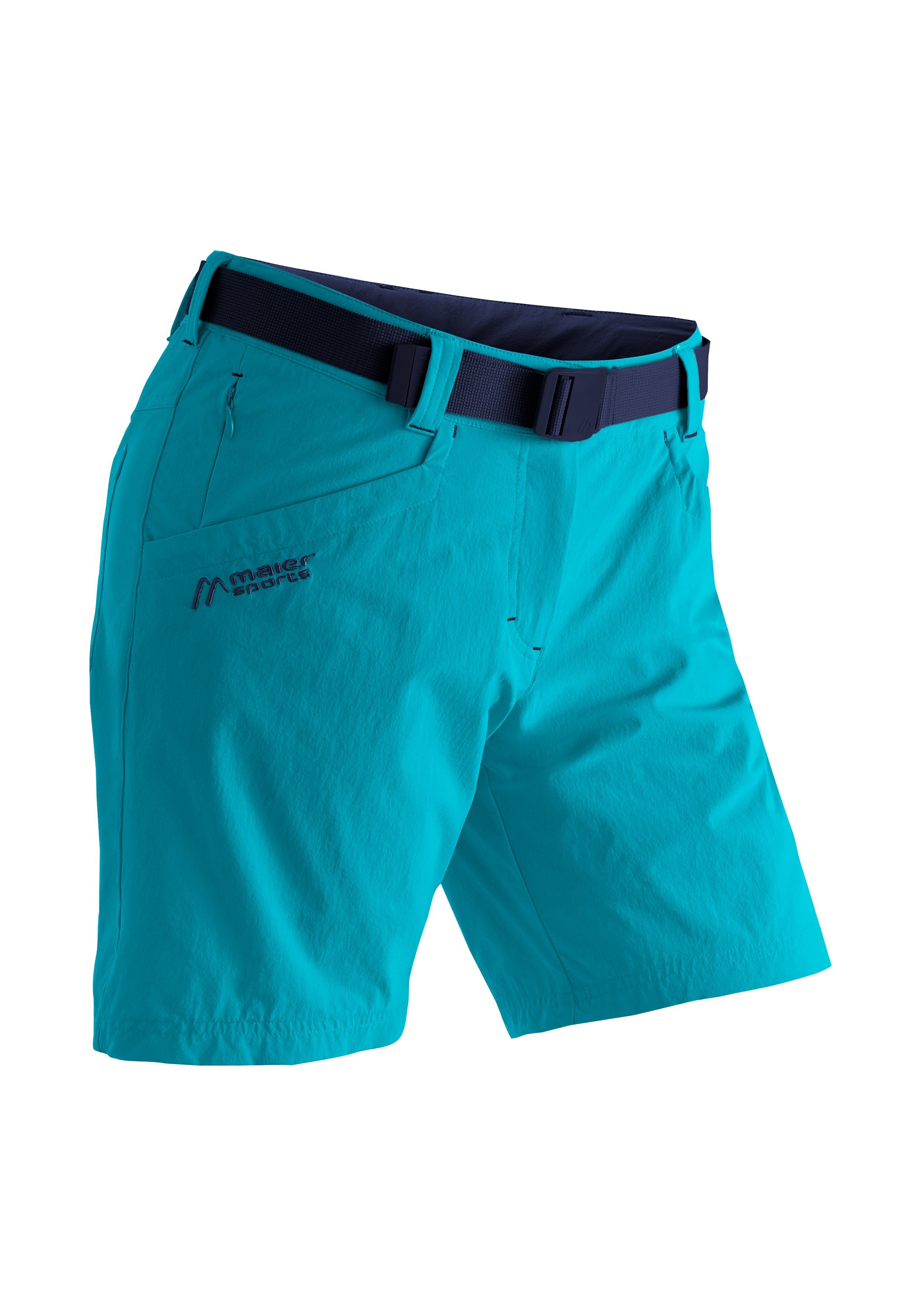 Maier Sports Functionele short Lulaka Shorts Dames shorts, korte wandelbroek, outdoorbroek met 4 zakken, regular fit