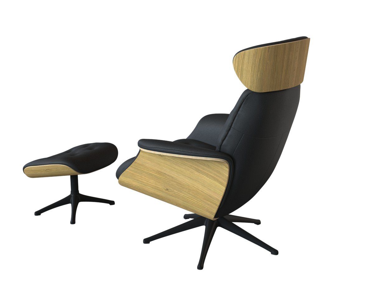 FLEXLUX Relaxfauteuil Volden, functionele stoel, gestoffeerde stoel, armleuningen, TV-fauteuil