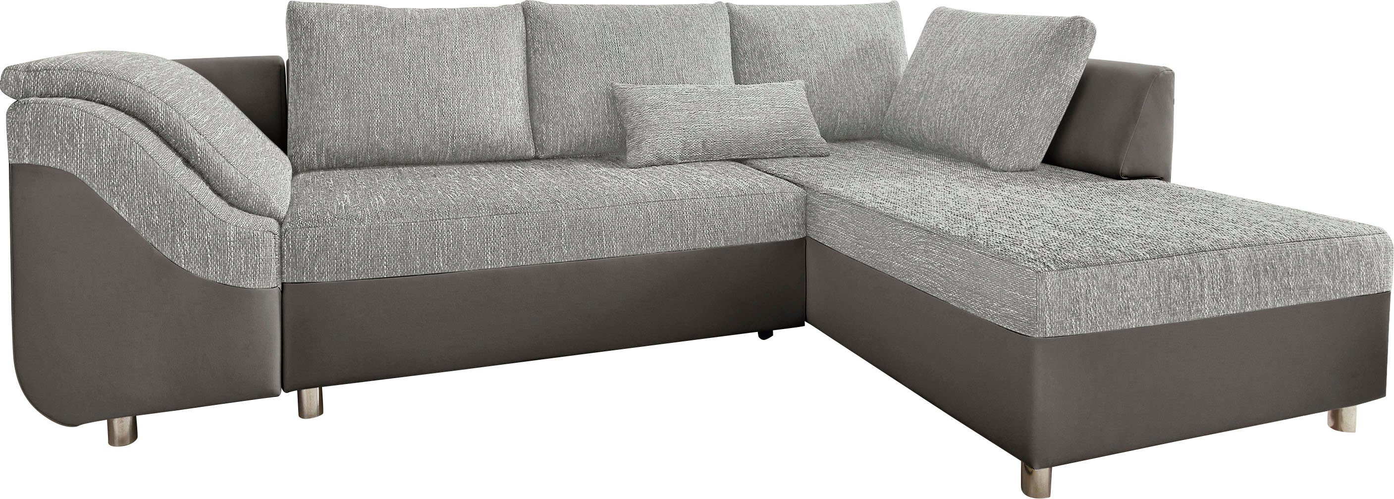 COLLECTION AB Hoekbank Sally L-vorm met en zonder slaapfunctie, inclusief losse rug- en sierkussens