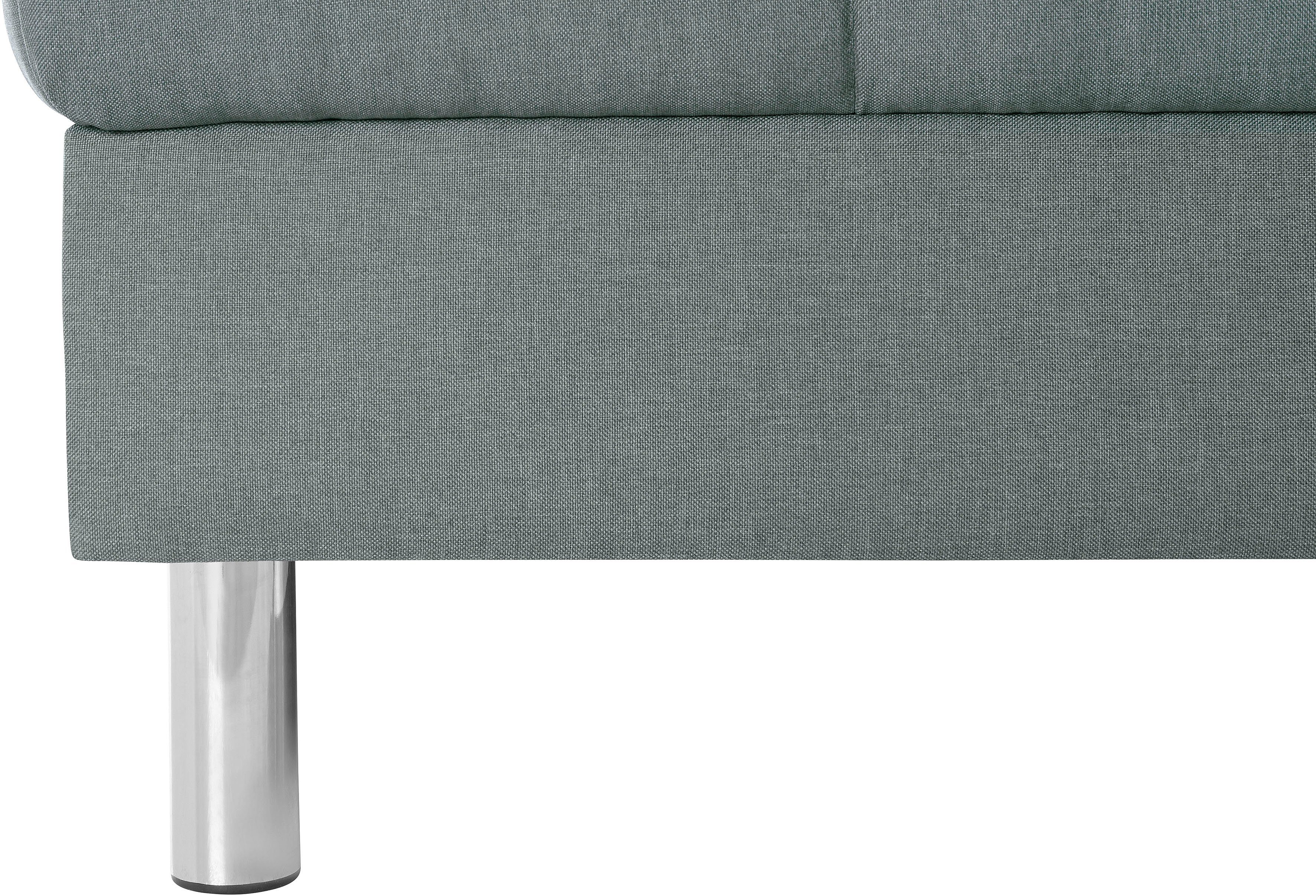 COLLECTION AB Hoekbank Rada L-vorm inclusief hocker, slaapfunctie en binnenvering