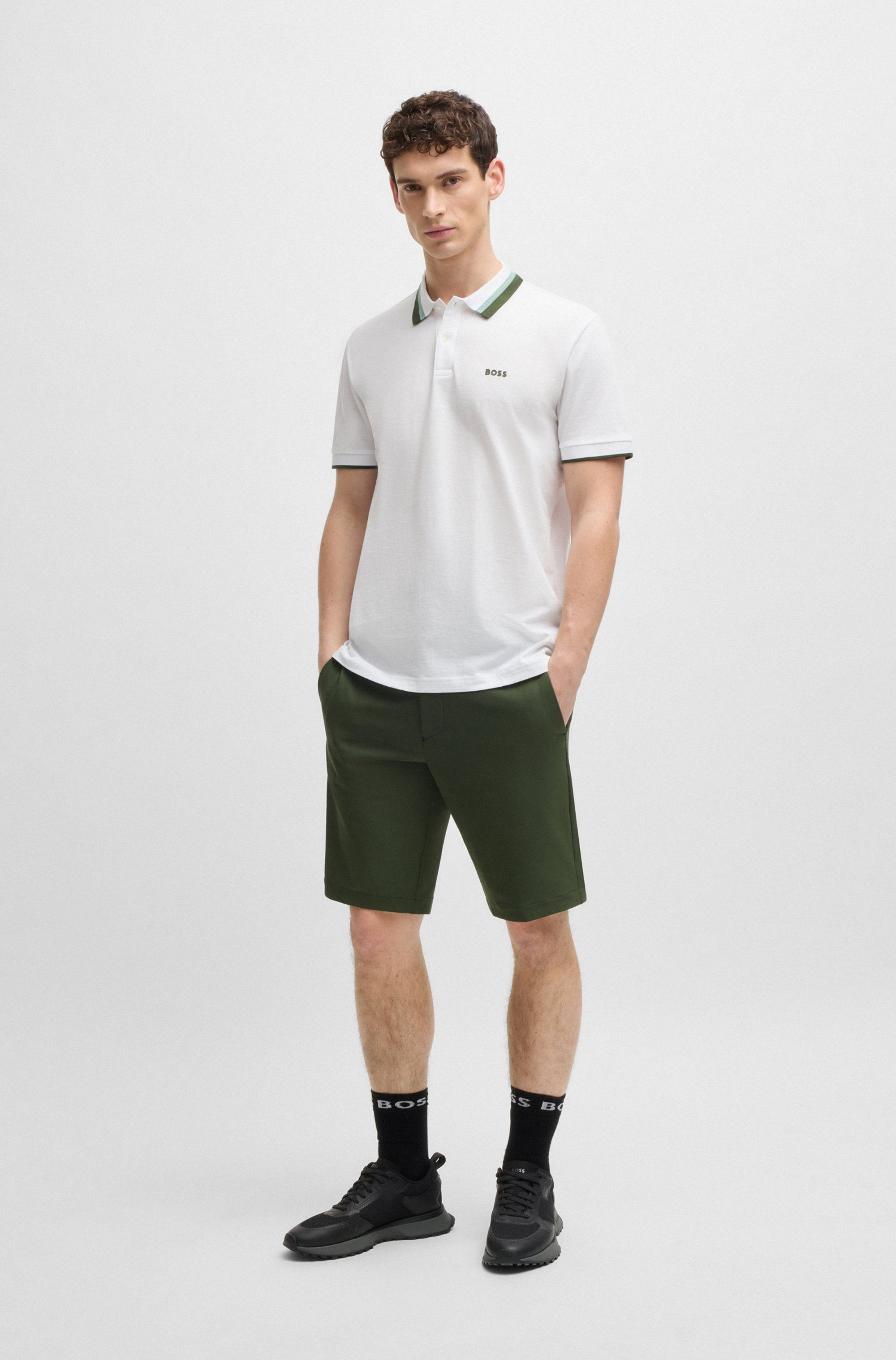 BOSS GREEN Poloshirt Paddy AP Herit met contrastkleurige details