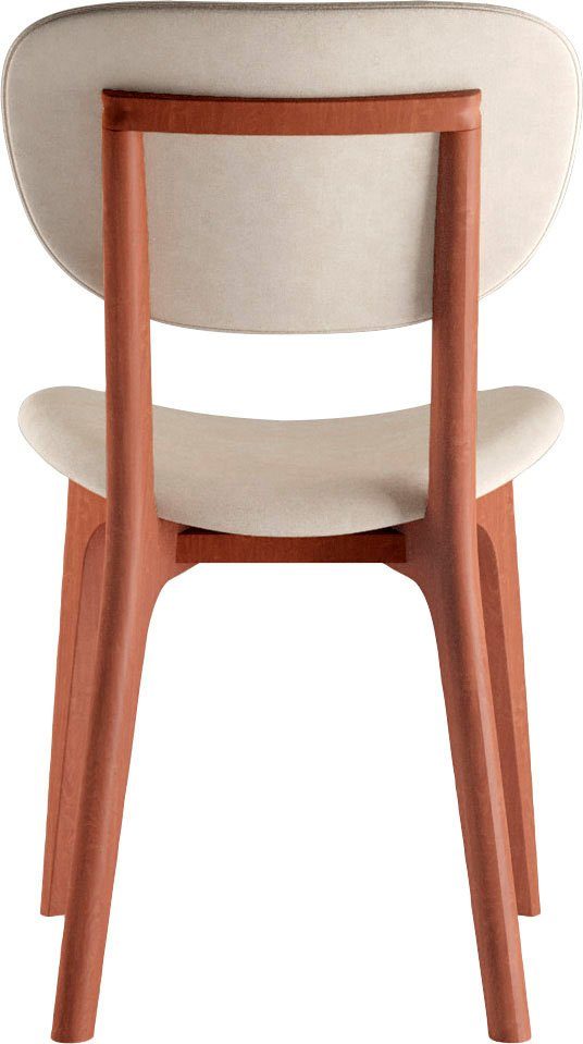 INOSIGN Stoel COZY Made in Italy Frame in beuken, kersen- of notenhout, massief hout, designstoel (set, 2 stuks)