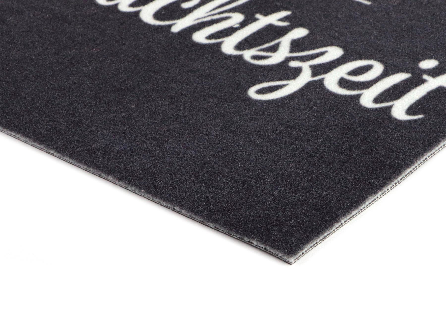 Primaflor-Ideen in Textil Mat Velvet - kersttijd Inloopmat, kerst, met tekst, wasbaar, antislip