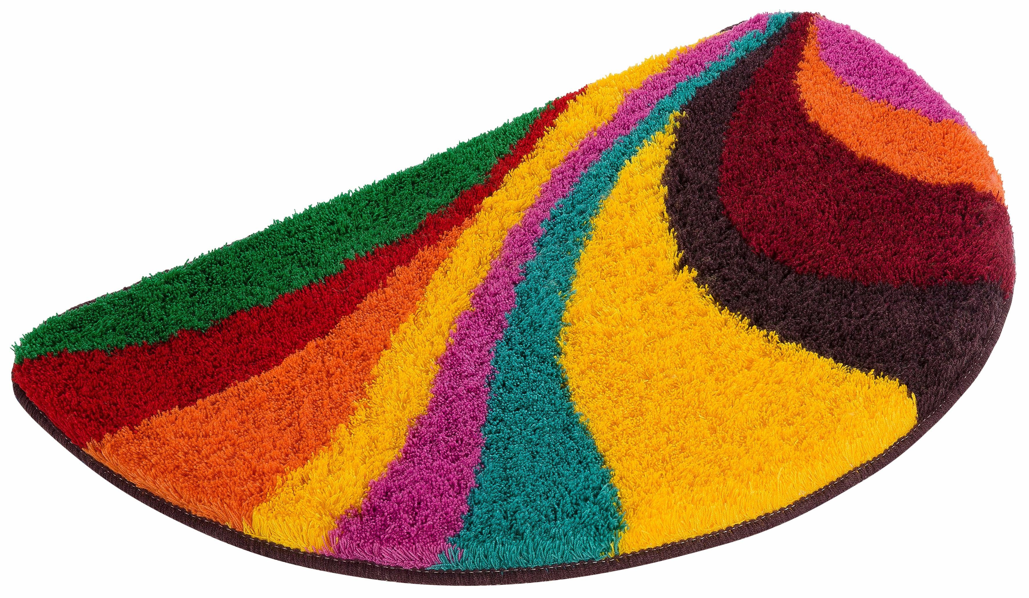 Bruno Banani Badmat Golf multicolour, badmat, badmatten ook als 3-delige set & rond