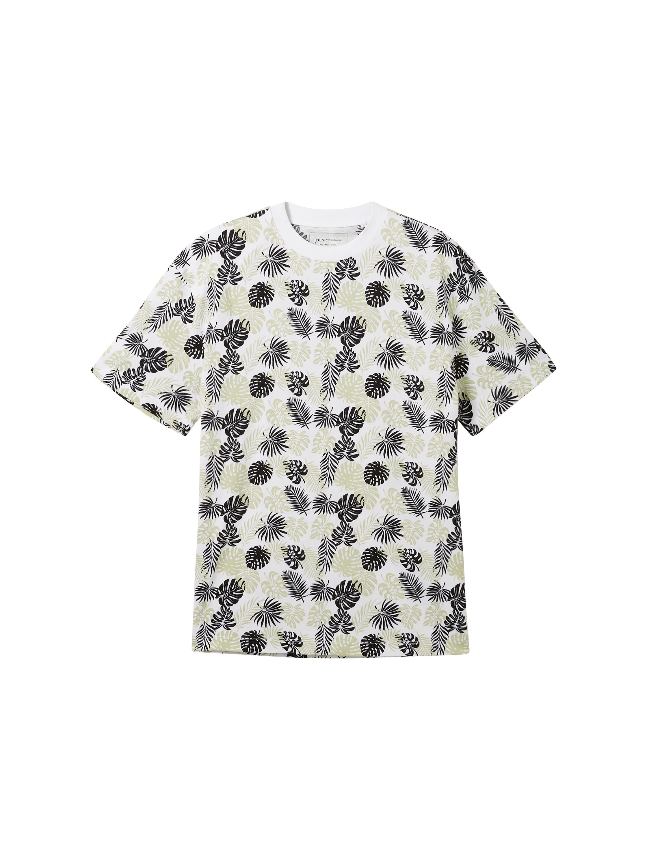 Tom Tailor Denim Shirt met print met all-over print