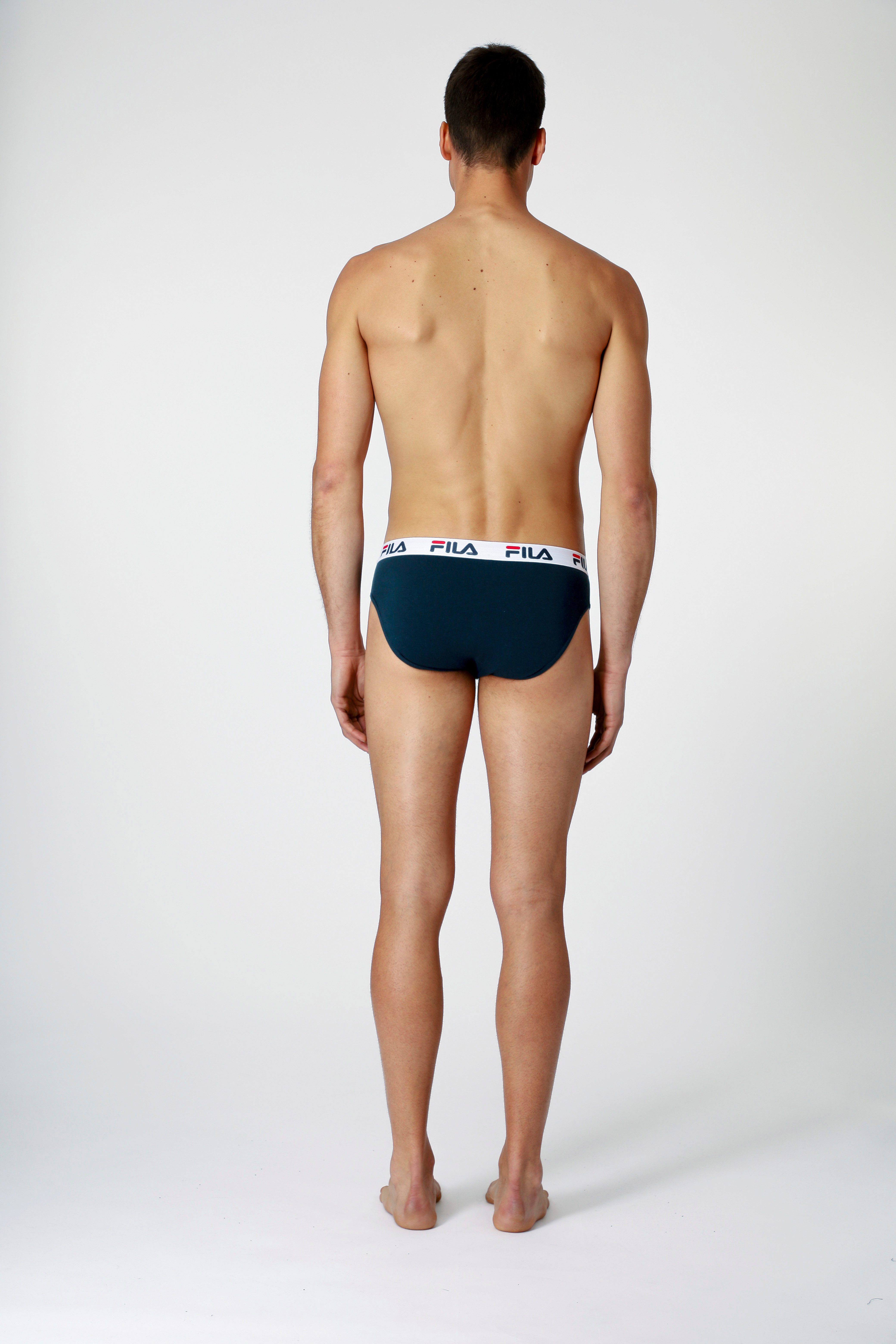 Fila Slip MAN BRIEF met elastische logoband (Set van 3)