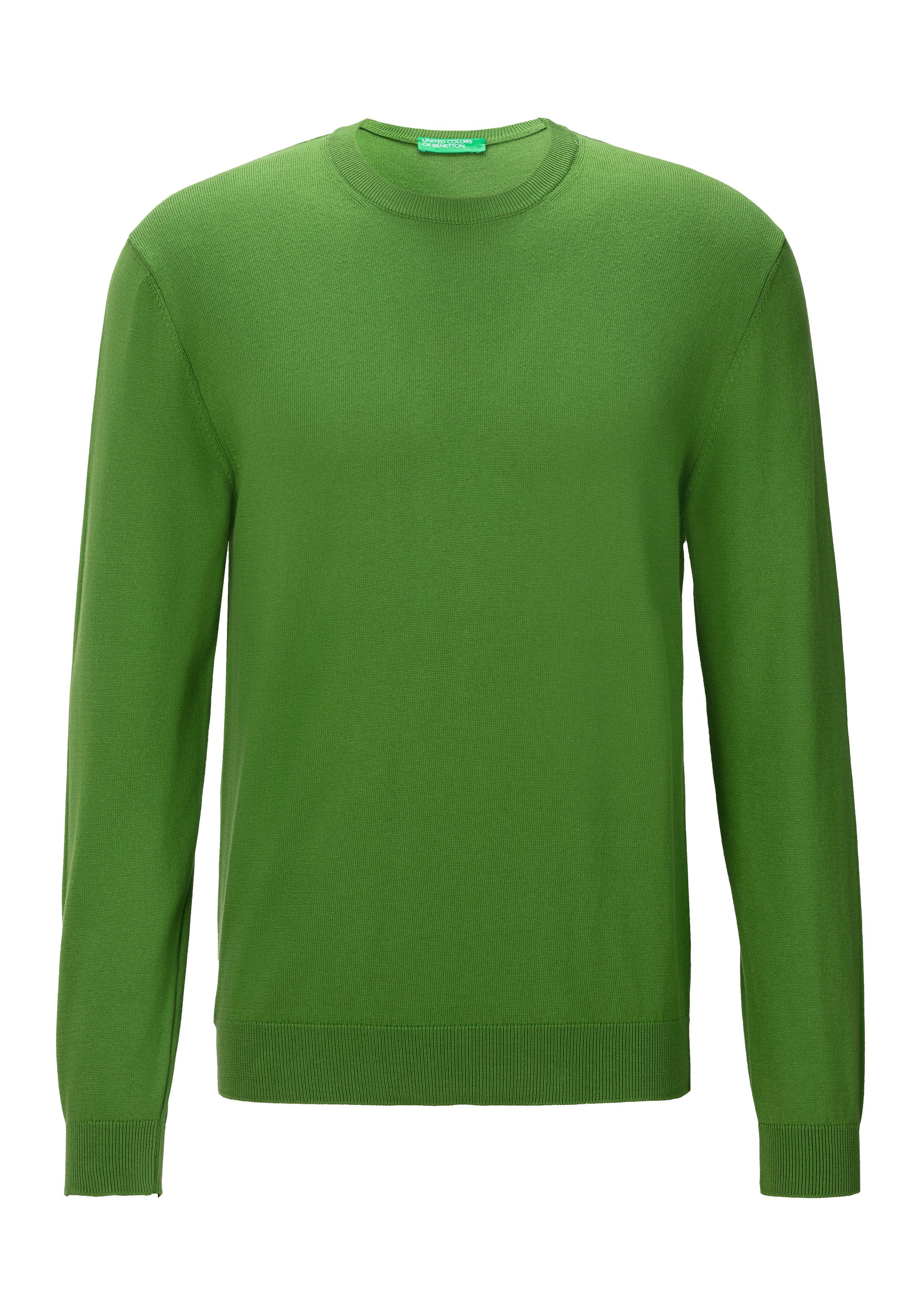 United Colors of Benetton Trui met ronde hals met merklabel