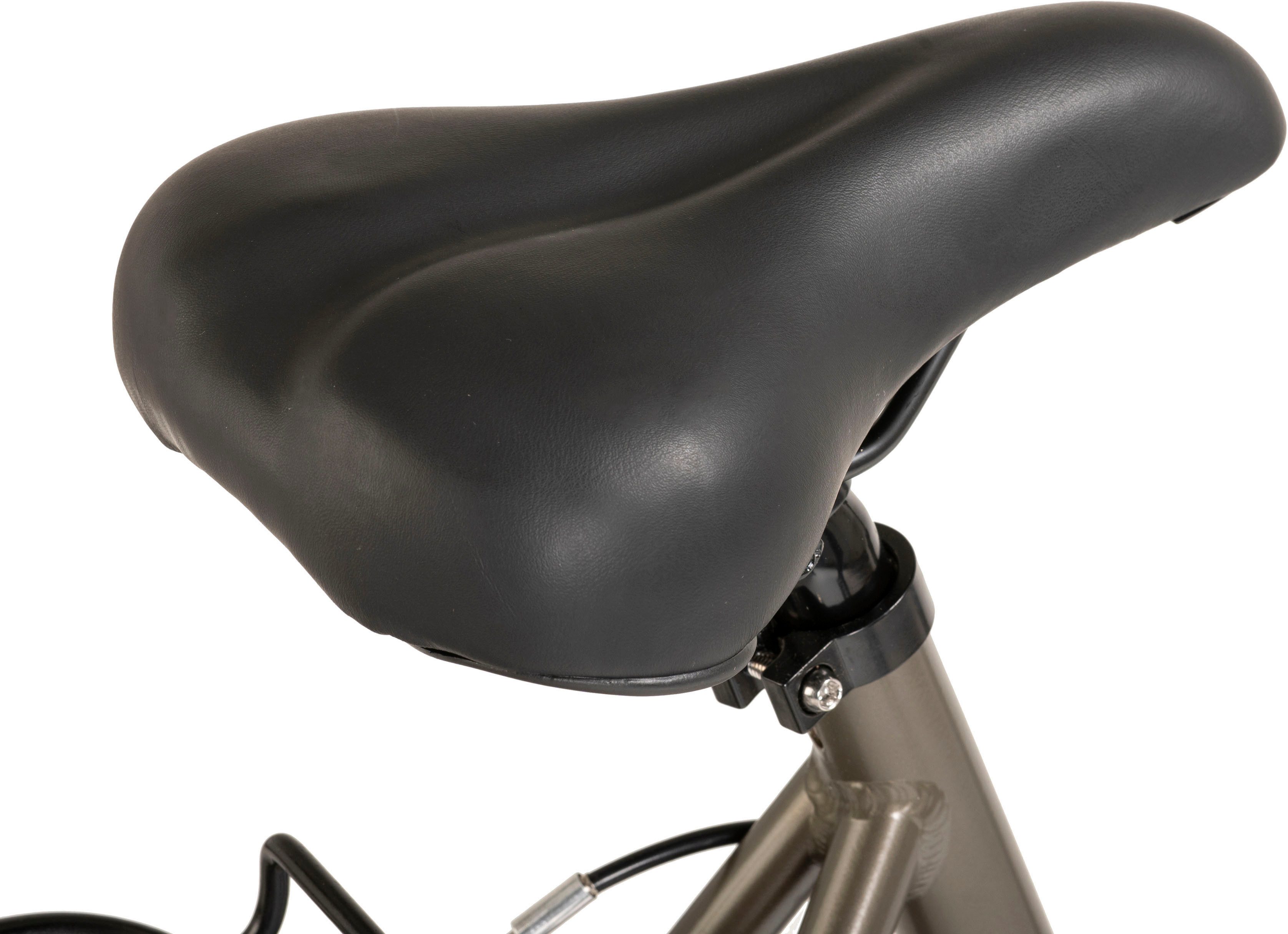 Dacapo Trekkingfiets dames 28'' Metropolis antraciet vlakke stuur 21 versnellingen