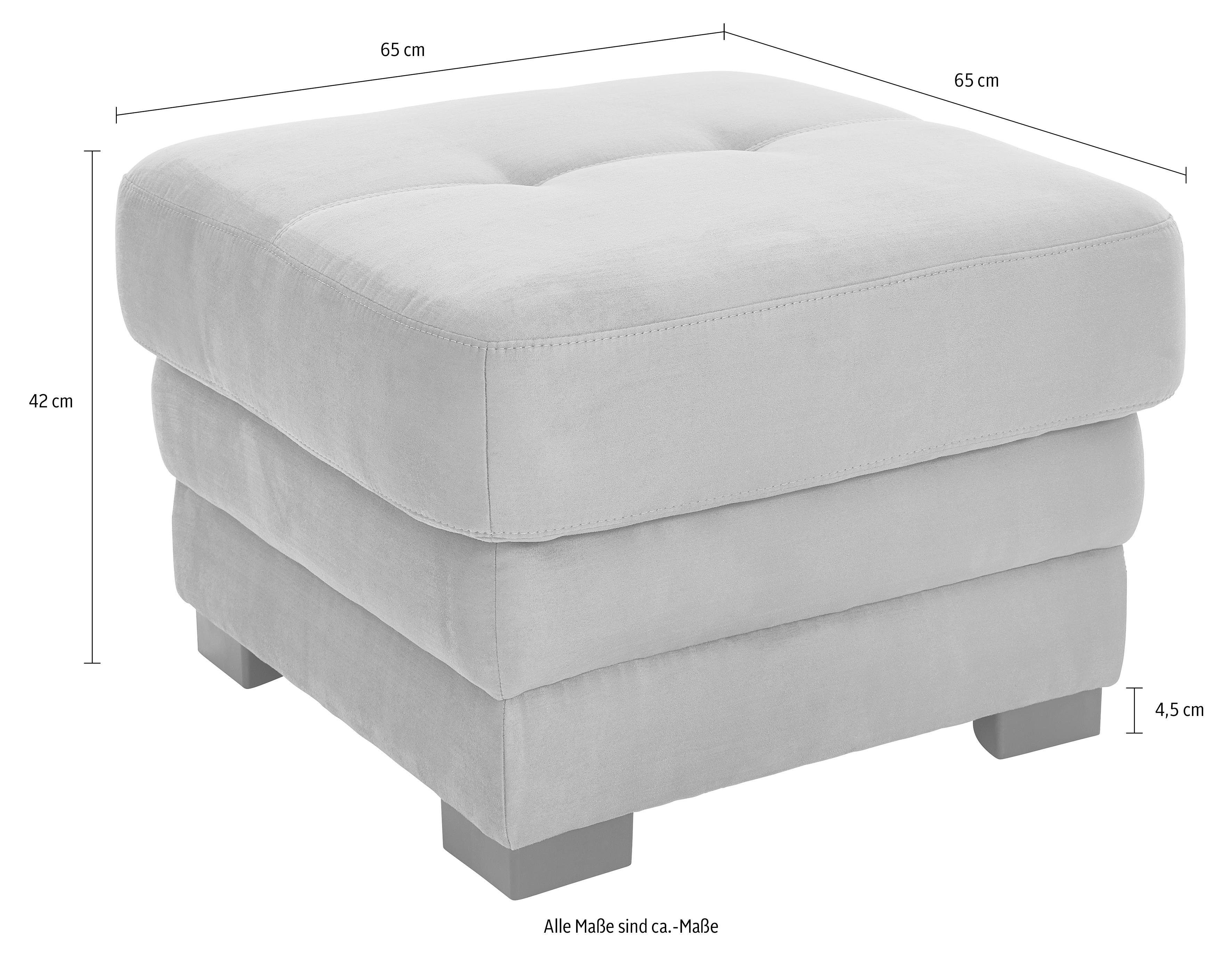 COTTA Zithoek Royale U-vorm Set bestaande uit: woonlandschap & hocker (set)