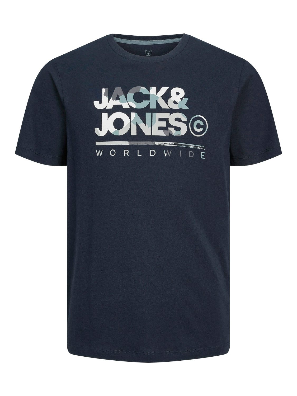 Jack & Jones Junior T-shirt JJLUKE TEE SS CREW NECK 2PK MP JNR (set 2-delig)