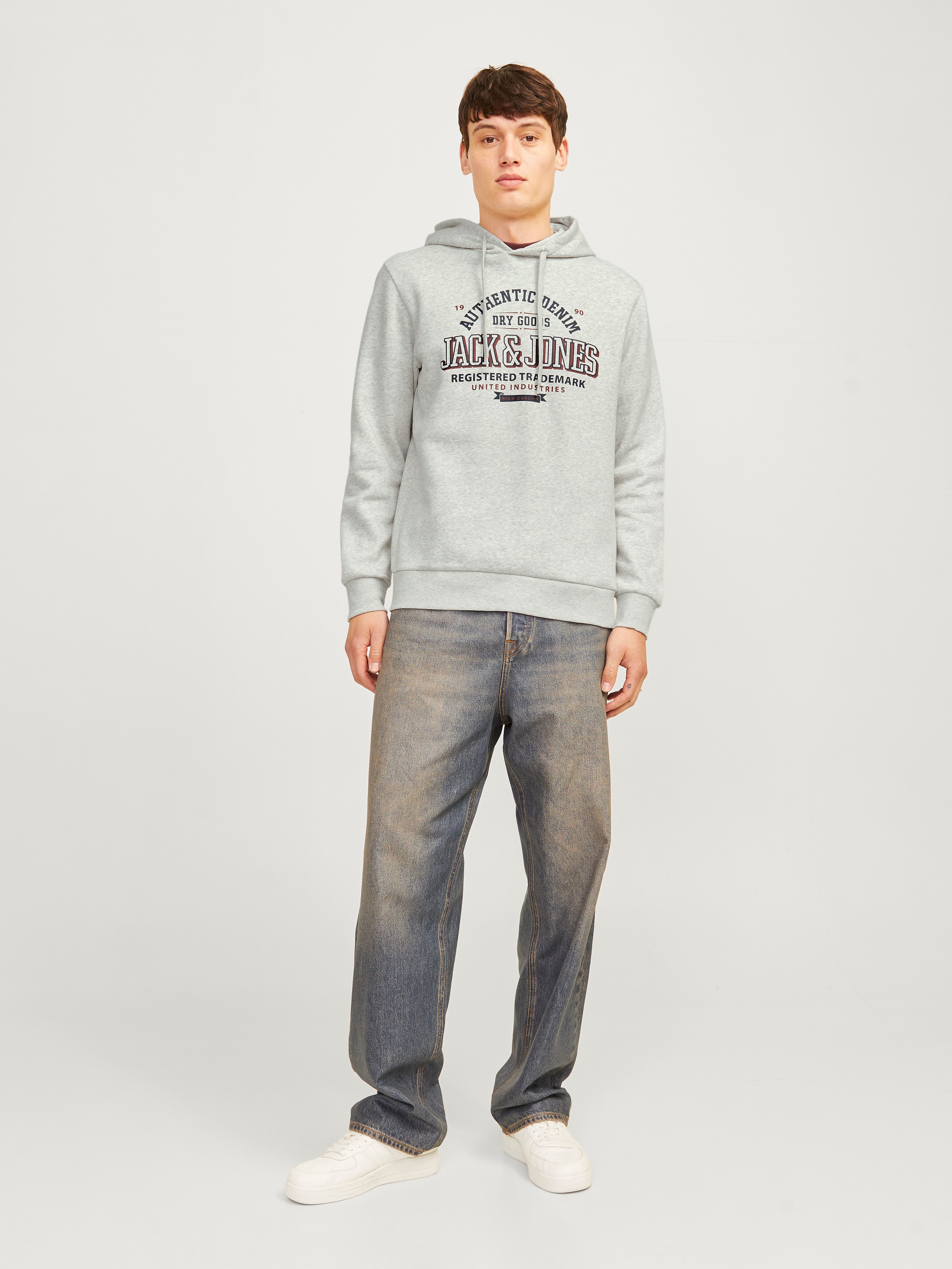 Jack & Jones Hoodie JJELOGO SWEAT HOOD 2 COL 24/25 NOOS