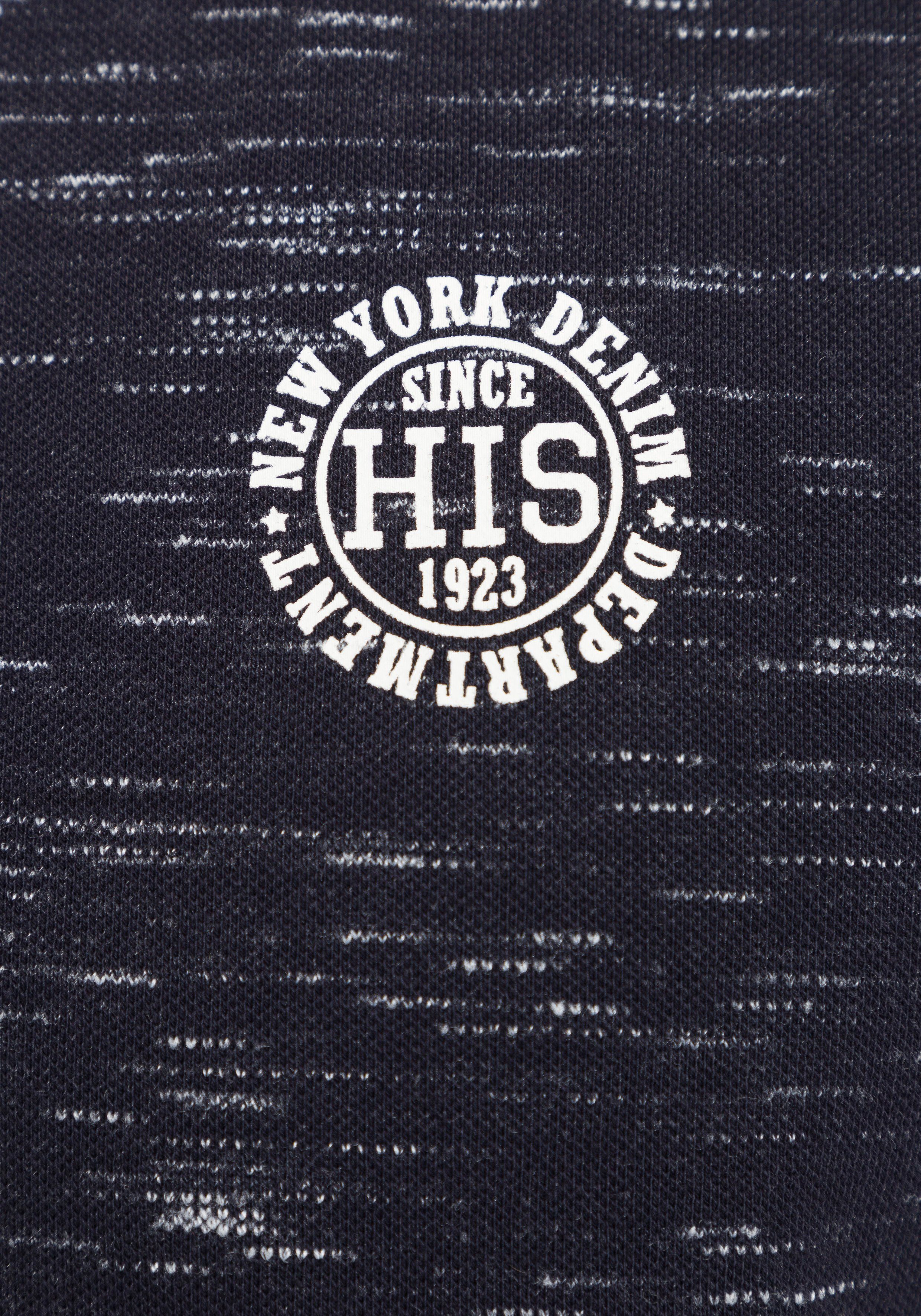 H.I.S Poloshirt korte mouwen, smal gesneden, met polokraag