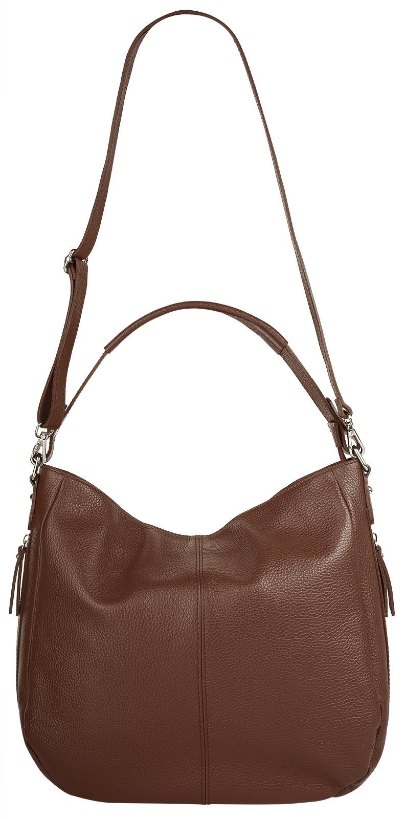 Cluty Shopper echt leer, made in italy