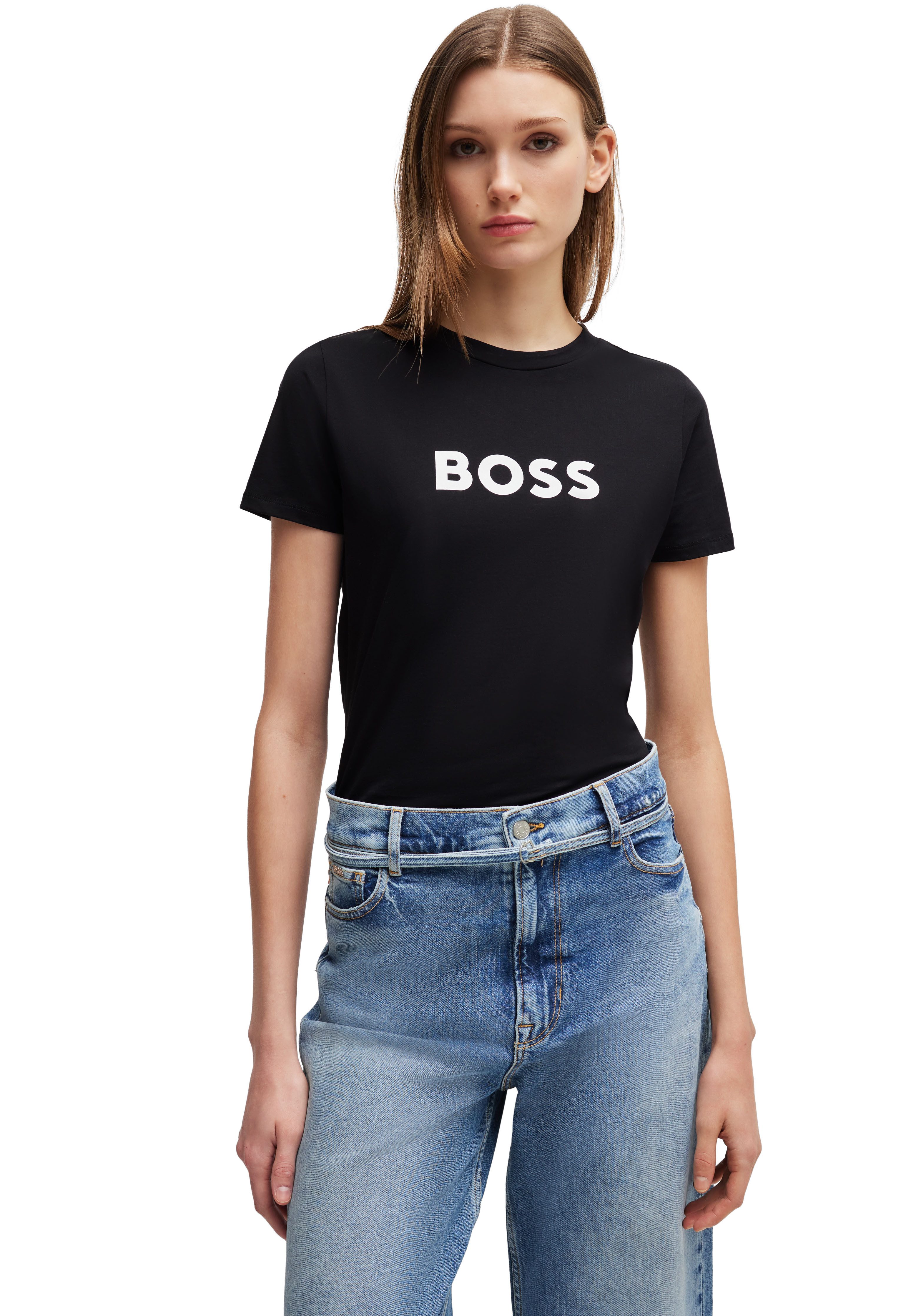 Boss Orange T-shirt Elogo Premium Damesmode