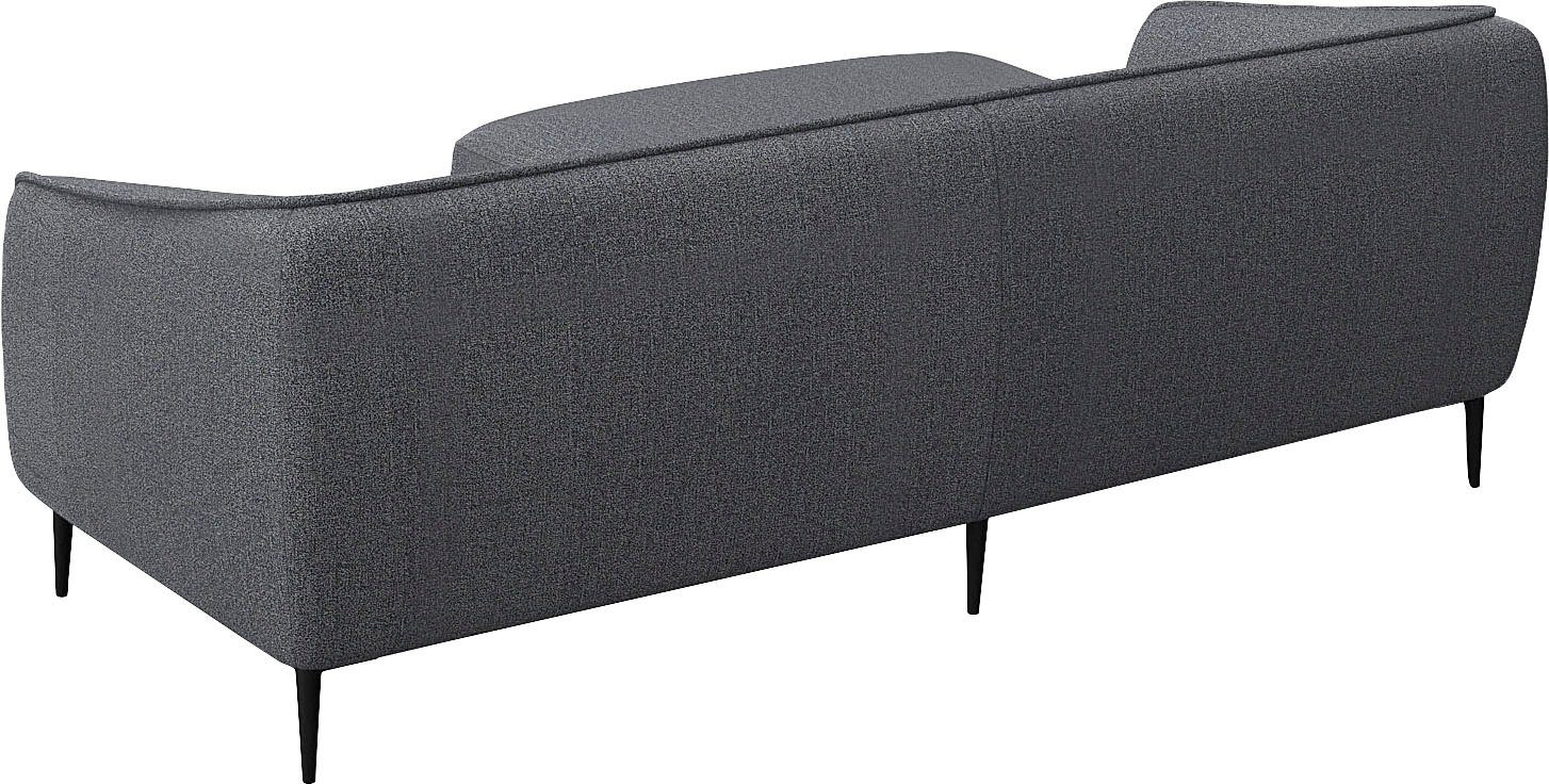 FLEXLUX Hoekbank Belle designbank, comfortabel door koudschuim in de zitting, L-vorm