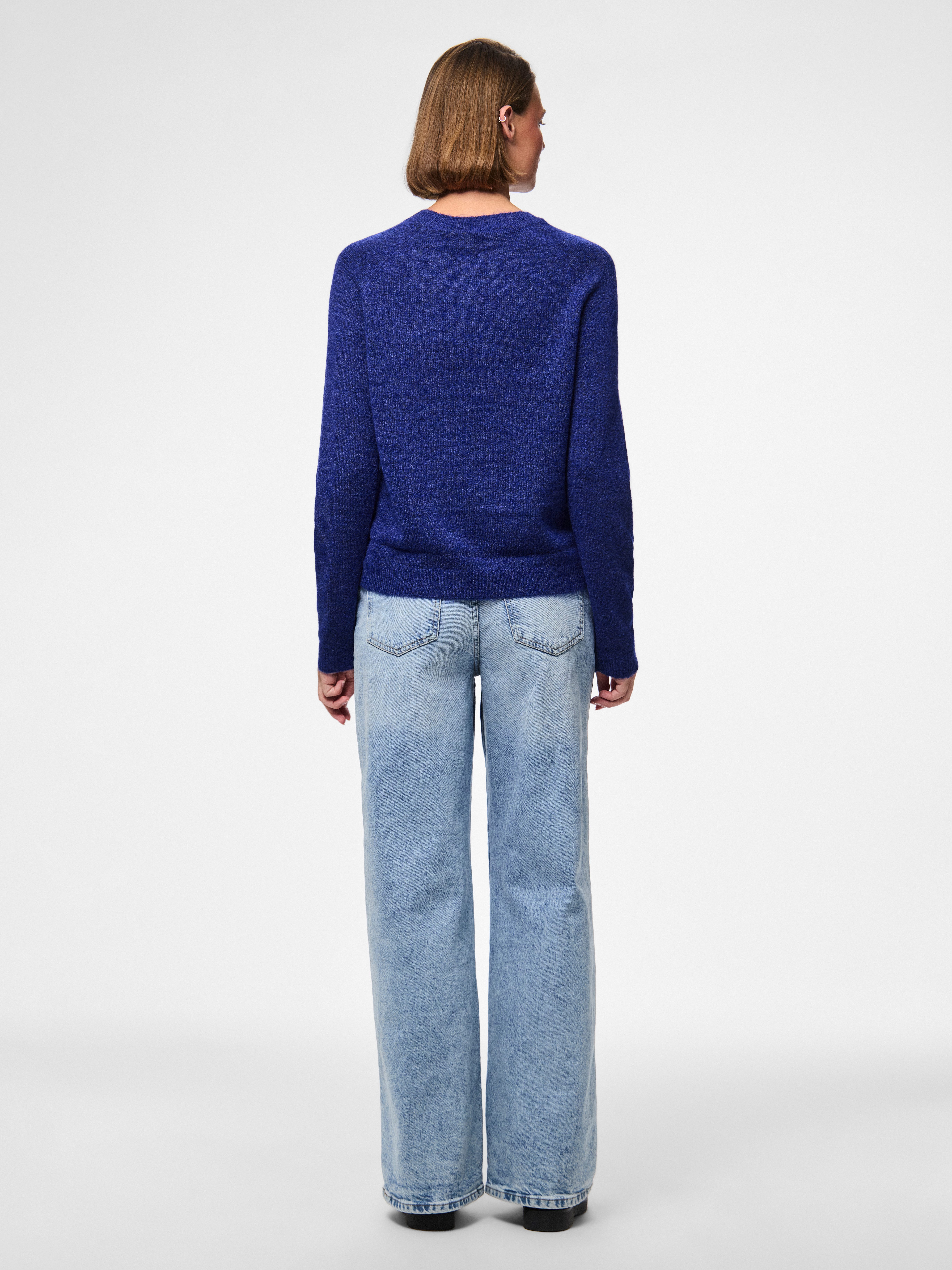 pieces Gebreide trui PCJULIANA LS O-NECK KNIT NOOS BC