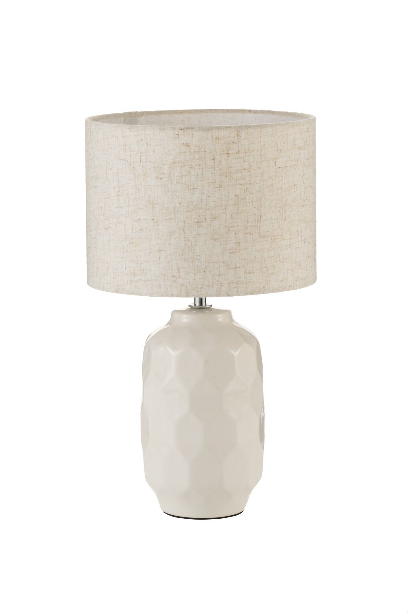 Pauleen Tafellamp Charming Sparkle max.20W crème stof/keramiek