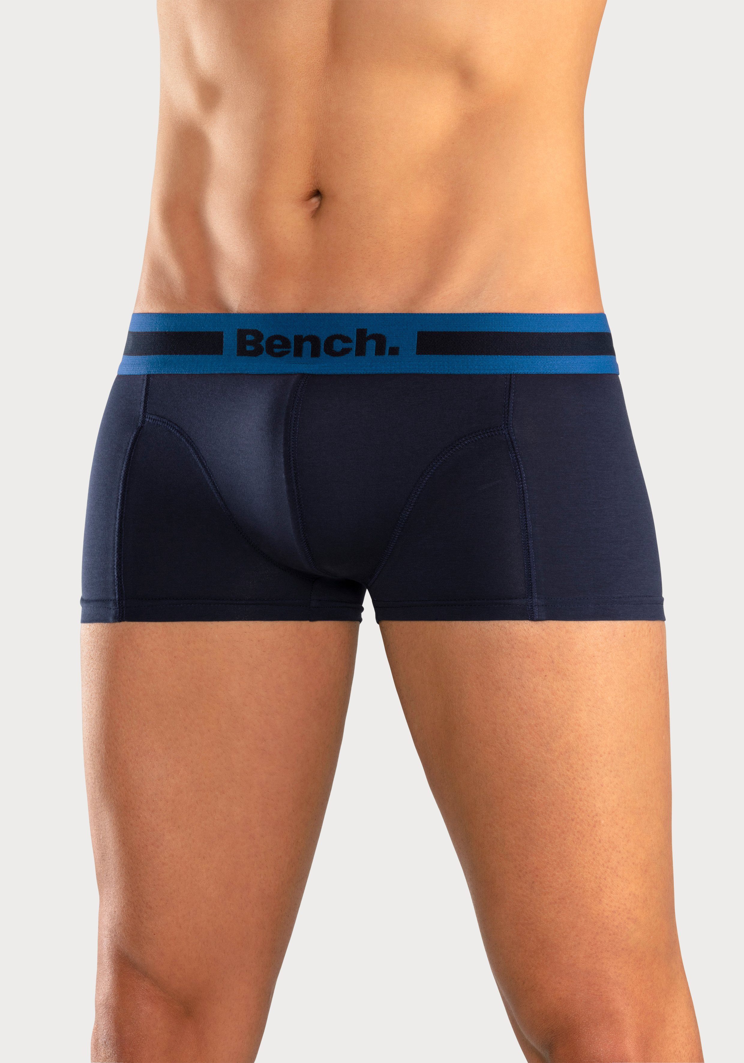 Bench. Hipster strak zittende boxershorts van katoenmix (set, 4 stuks)