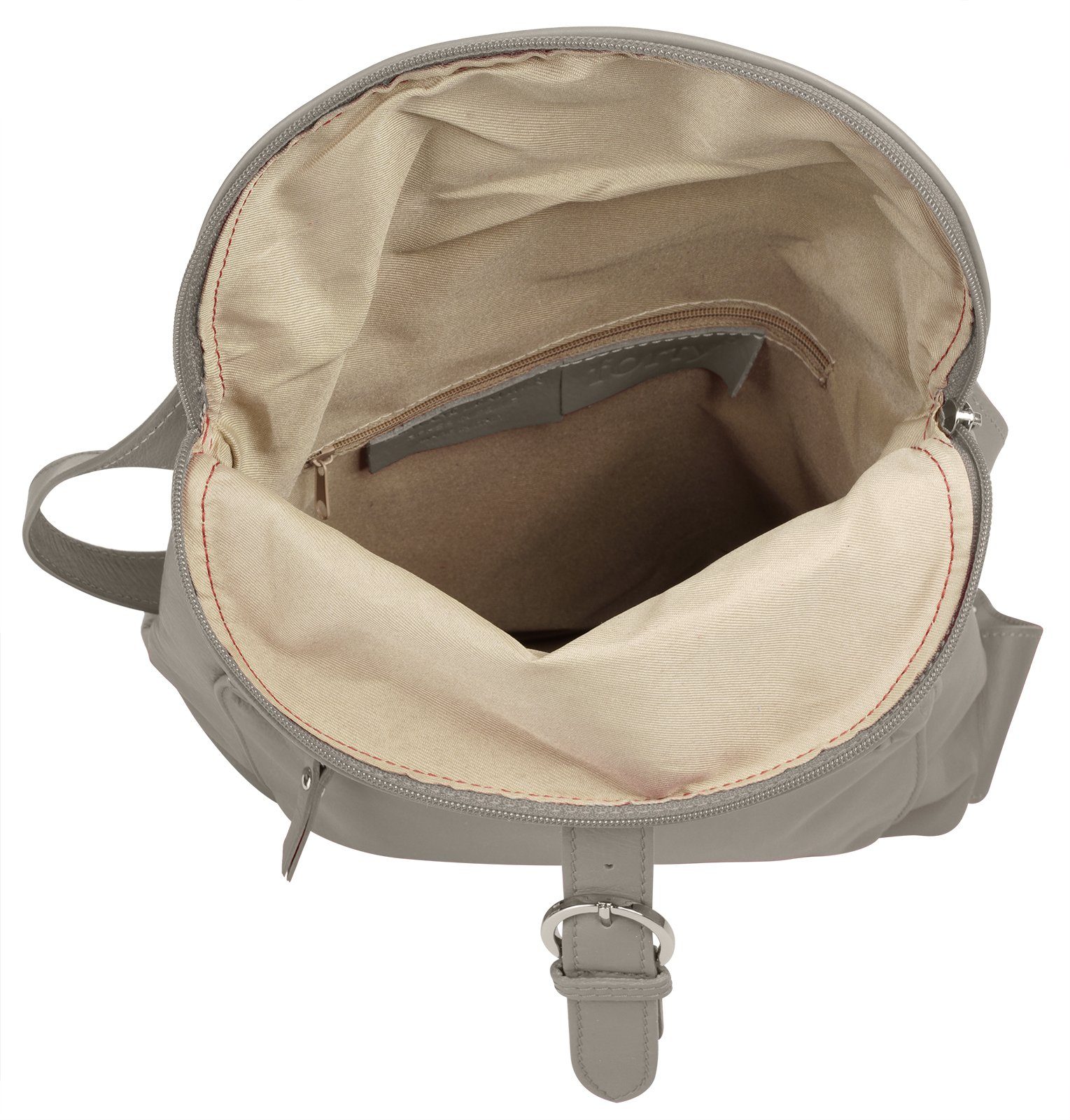 Forty Degrees Rugzak echt leer, made in italy