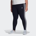 adidas sportswear legging essentials 3-stripes tight blauw