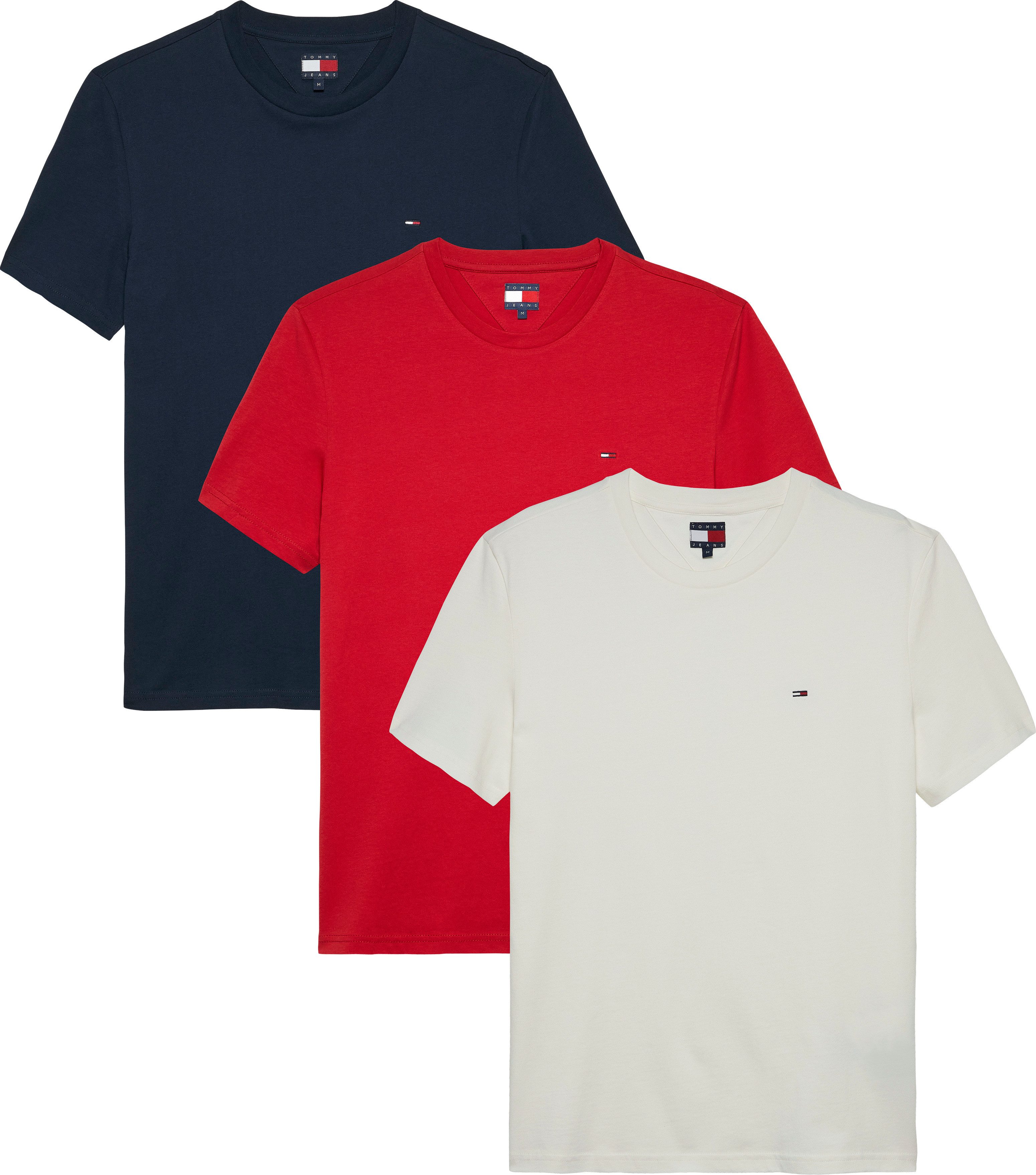 TOMMY JEANS T-shirt TJM XSLIM 3 PACK TEE