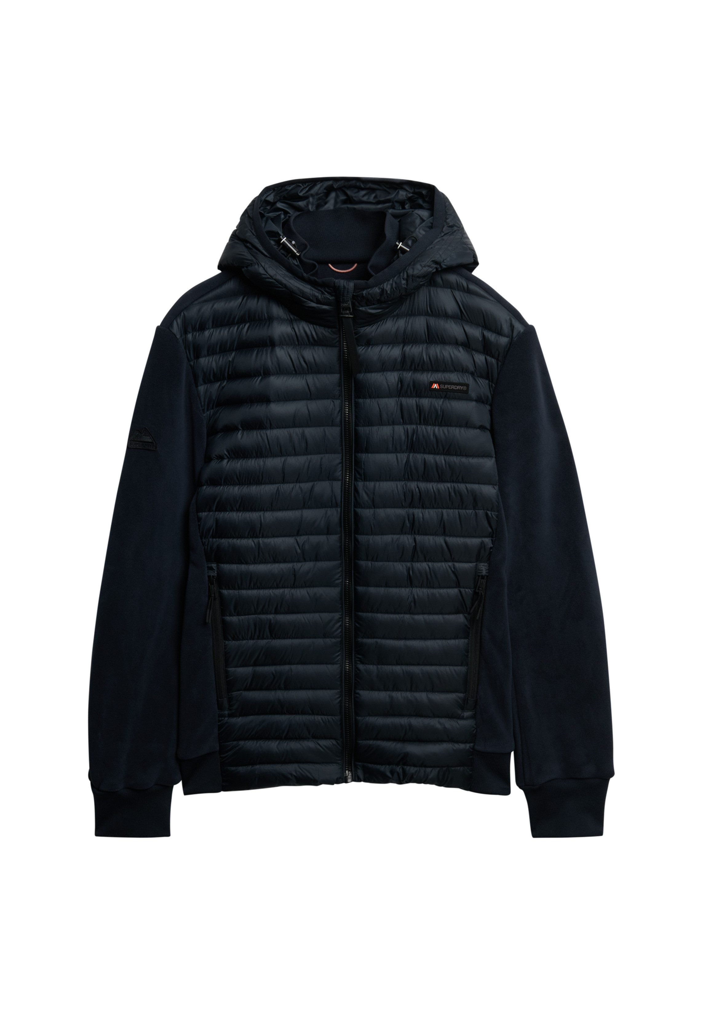 Superdry Gewatteerde jas HOOD STORM FLEECE HYBRID JKT