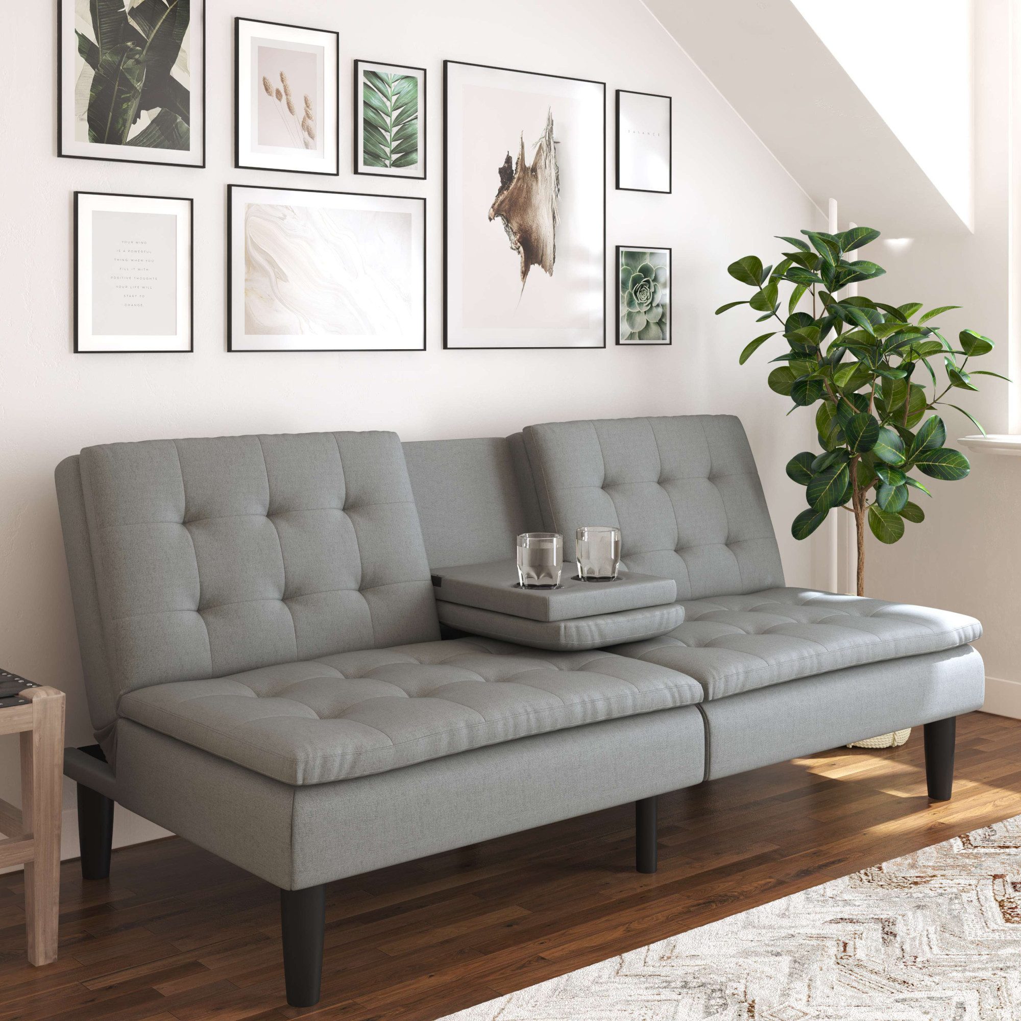 Dorel Home Slaapbank MAINE, bioscoopbank met relax- en slaapfunctie