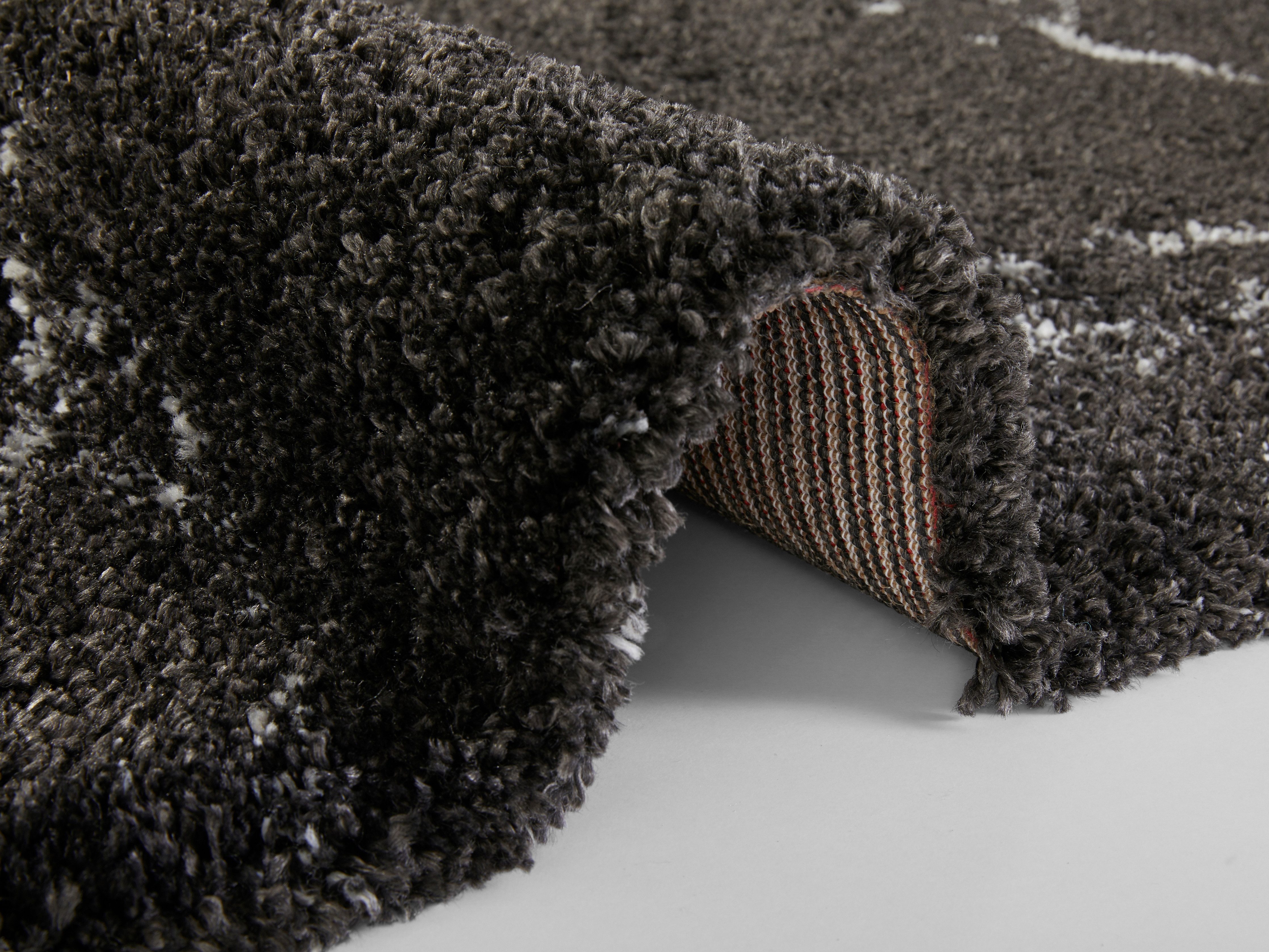 HANSE Home Hoogpolig vloerkleed MAYRIN Hoge pool, vloerkleed, shaggy, flokati, zacht, marmer-look, woonkamer