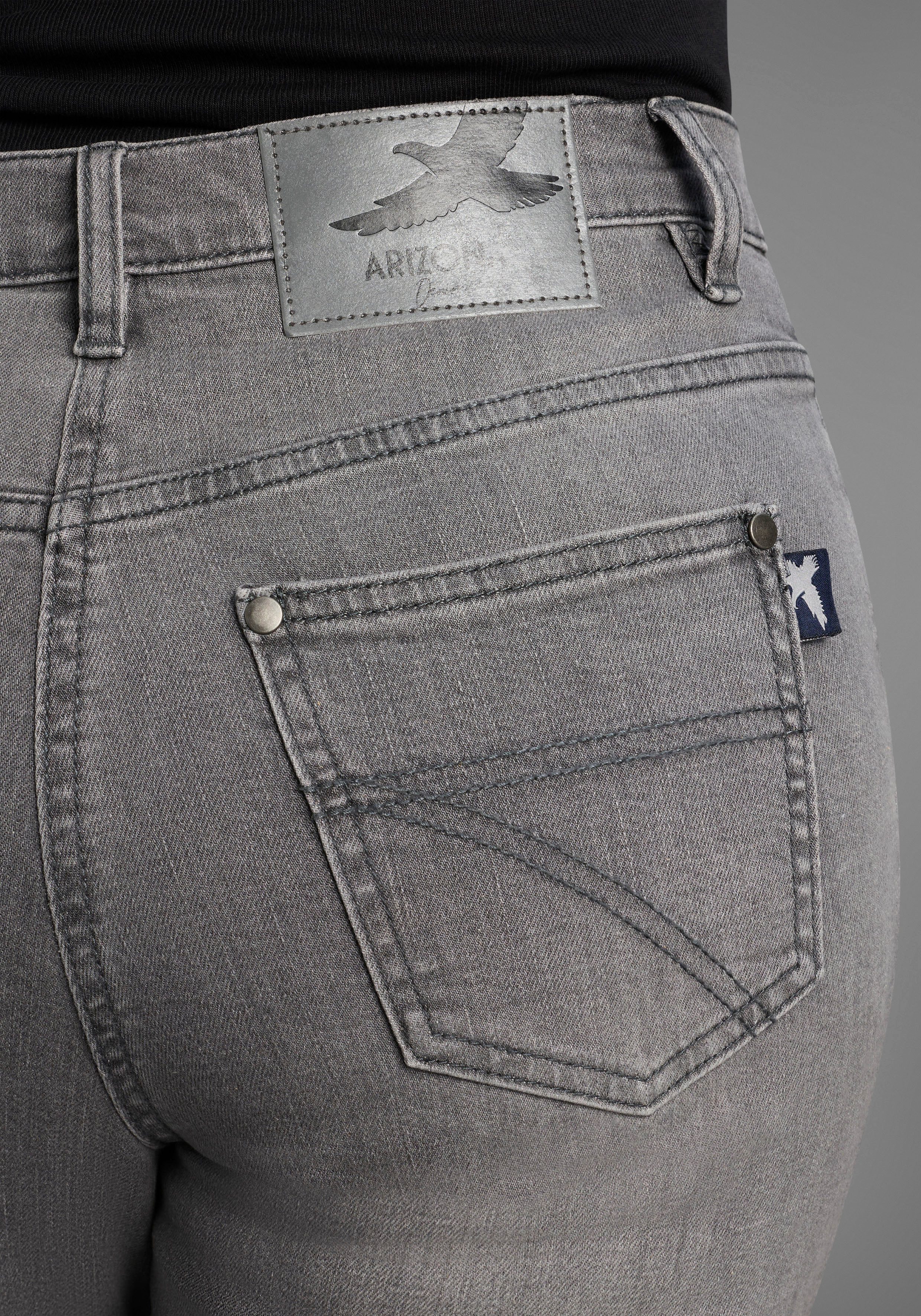 Arizona Rechte jeans Annett comfortabele pasvorm, 5-pocket-stijl, hoge taille