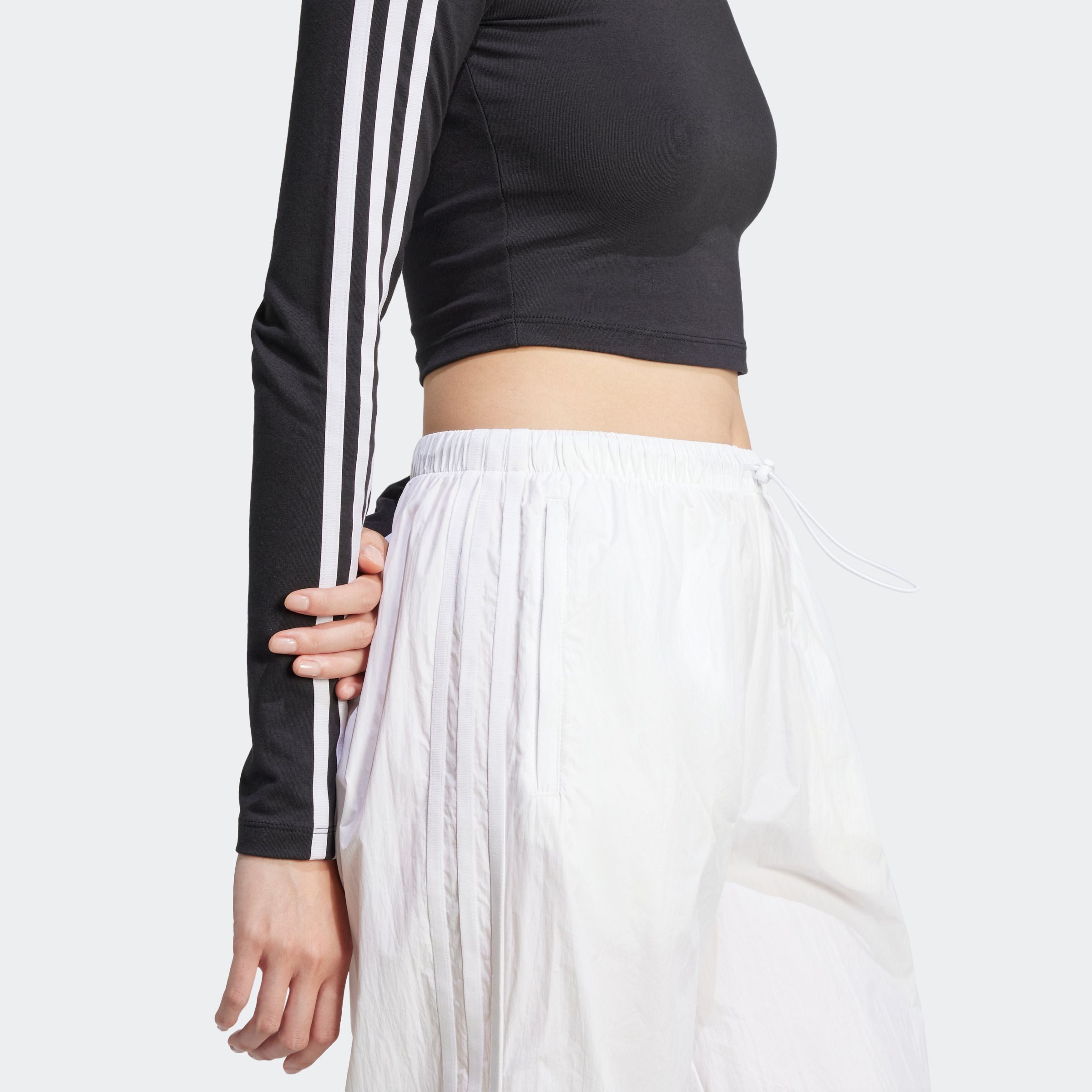 adidas Originals Shirt met lange mouwen 3S LS CROP