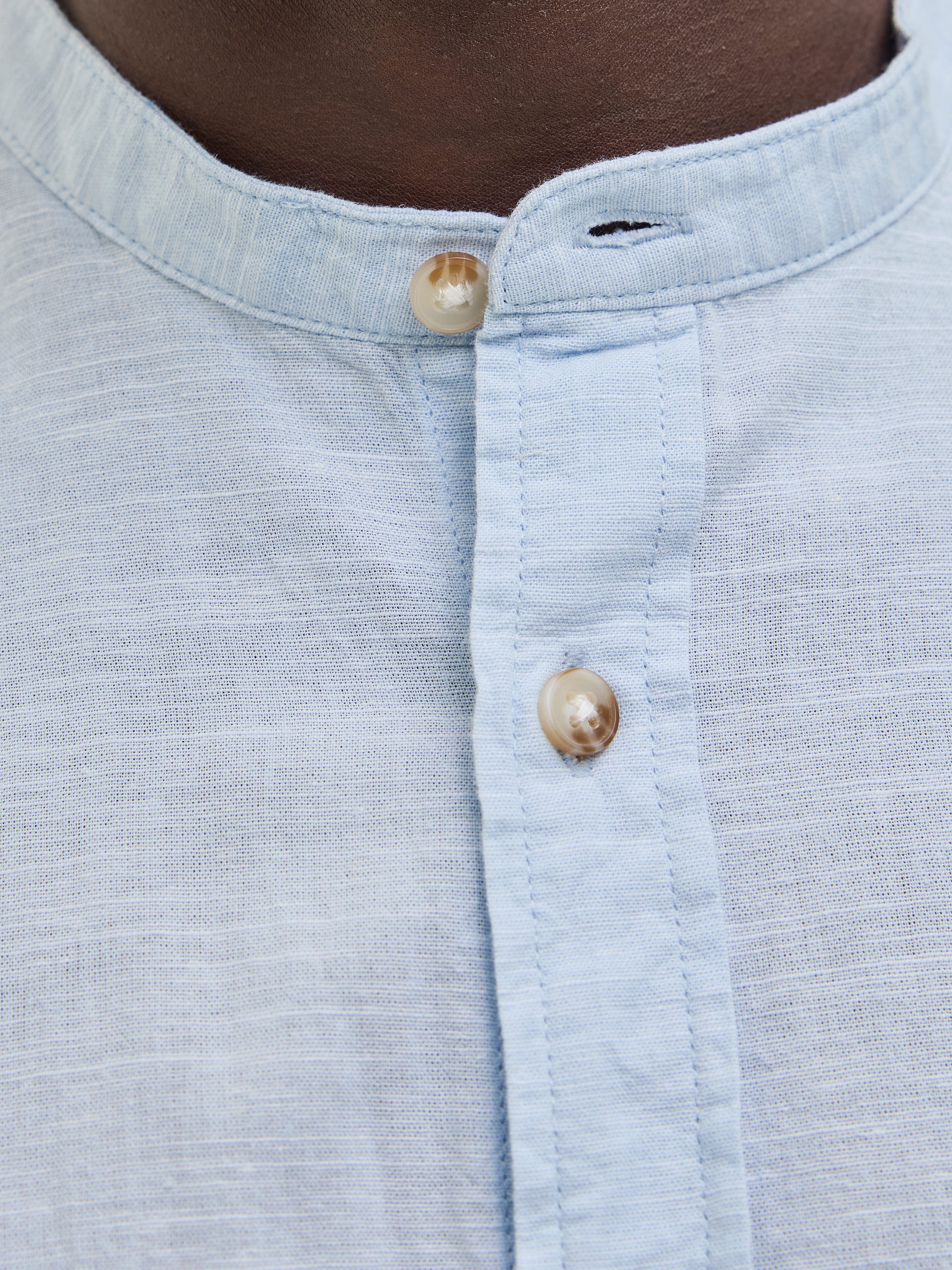 Jack & Jones Overhemd met lange mouwen JJESUMMER BAND SHIRT LS SN