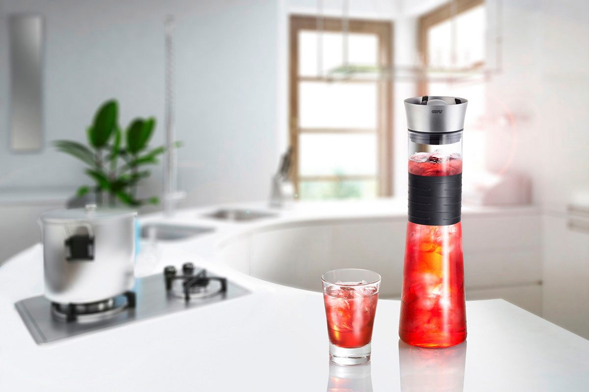 GEFU Karaf Cascada mondgeblazen borosilicaatglas, 1 l